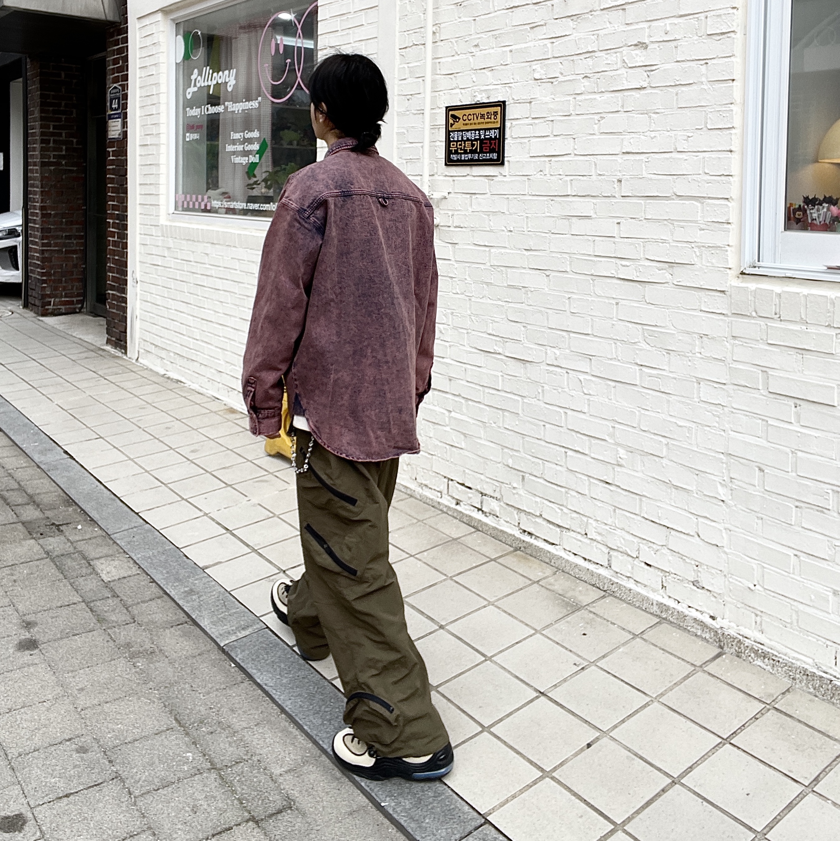 Nike x Stussy Air Penny II Rattan and Limestone 착용 스타일 - 4