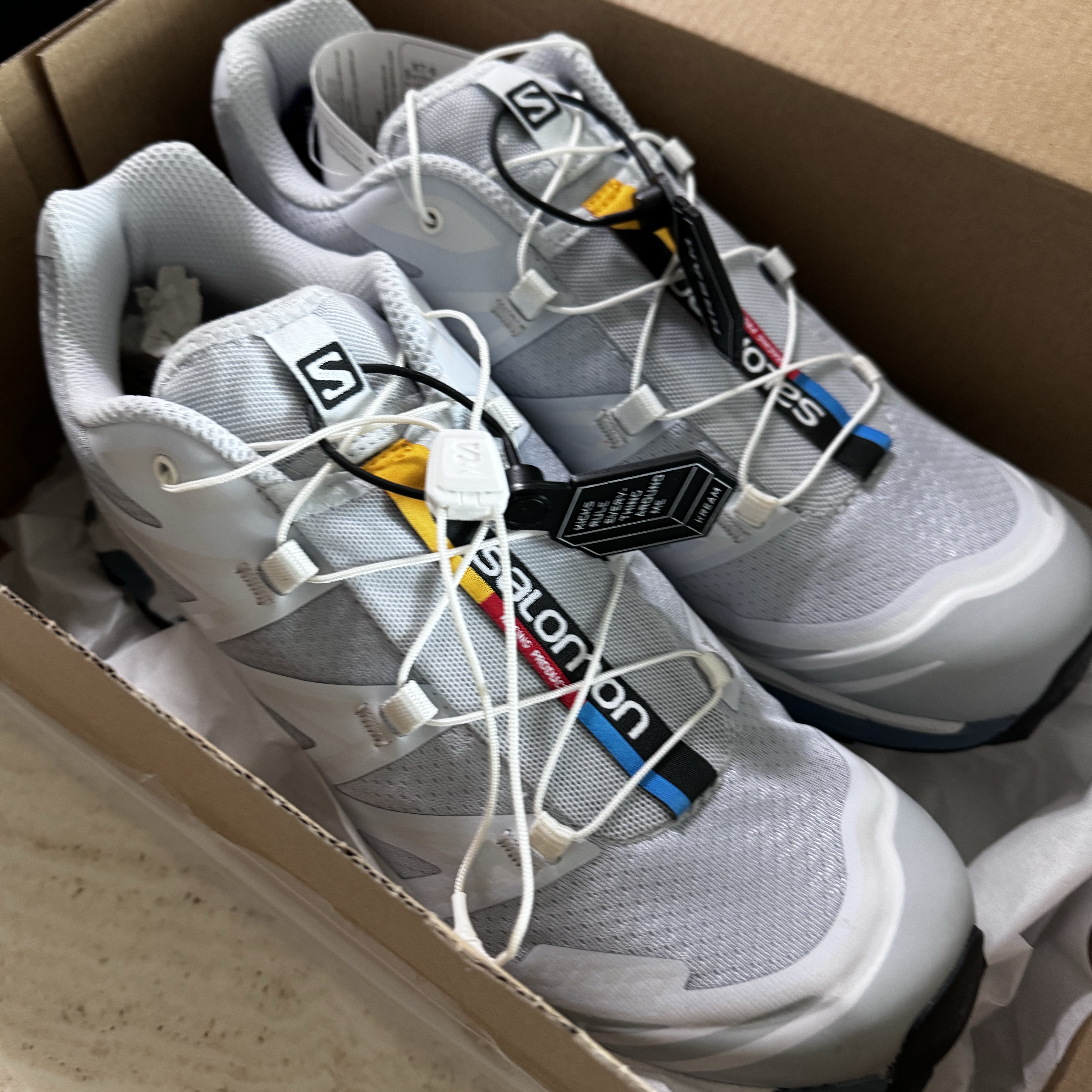 Salomon XT-6 Arctic Ice 착용 스타일 - 1