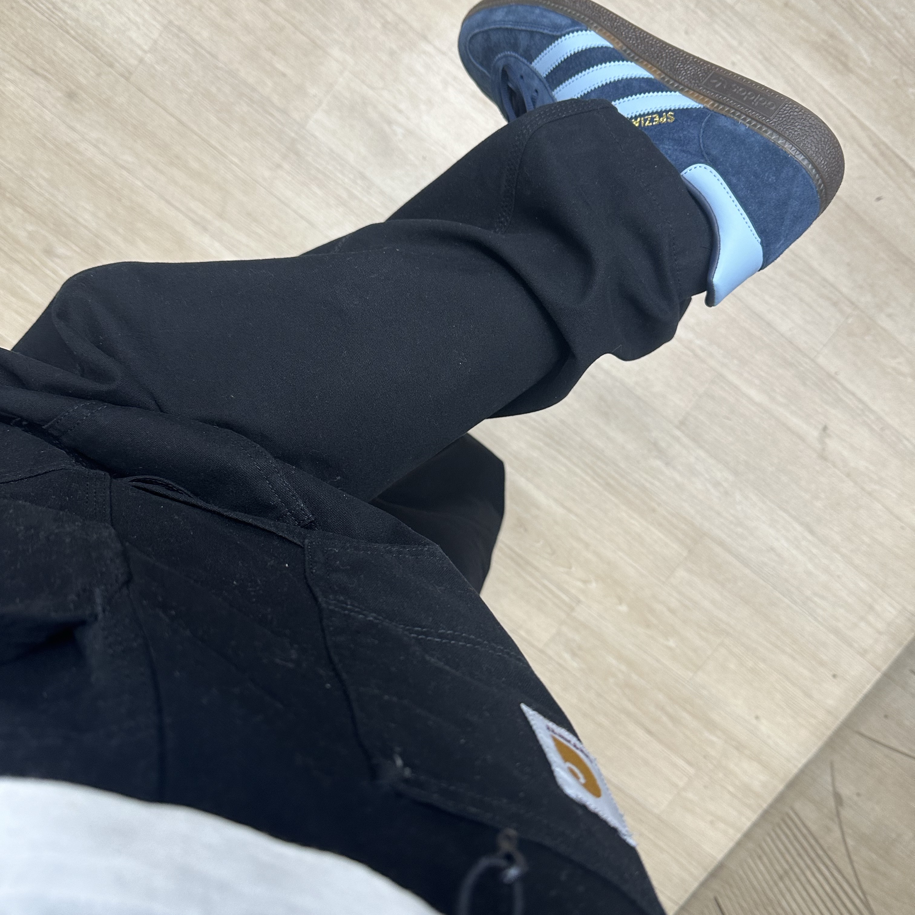 Adidas Spezial Handball Collegiate Navy 착용 스타일