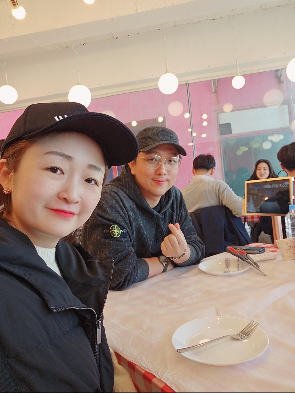 Supreme x Stone Island Camp Cap Black - 23FW, Supreme x Stone Island Hooded Sweatshirt Black - 23FW 착용 스타일 - 2