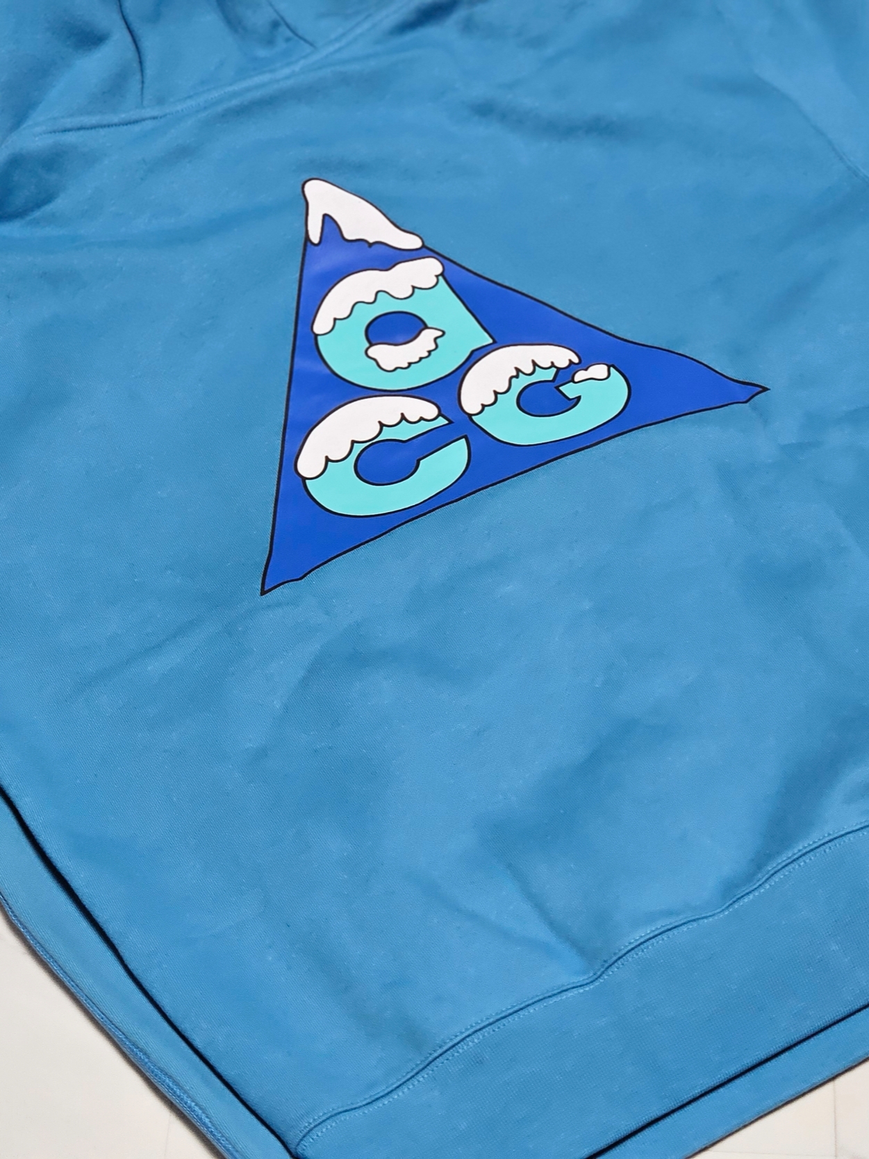 Nike ACG Therma-Fit Full Zip Graphic Hoodie Dutch Blue 착용 스타일 - 6