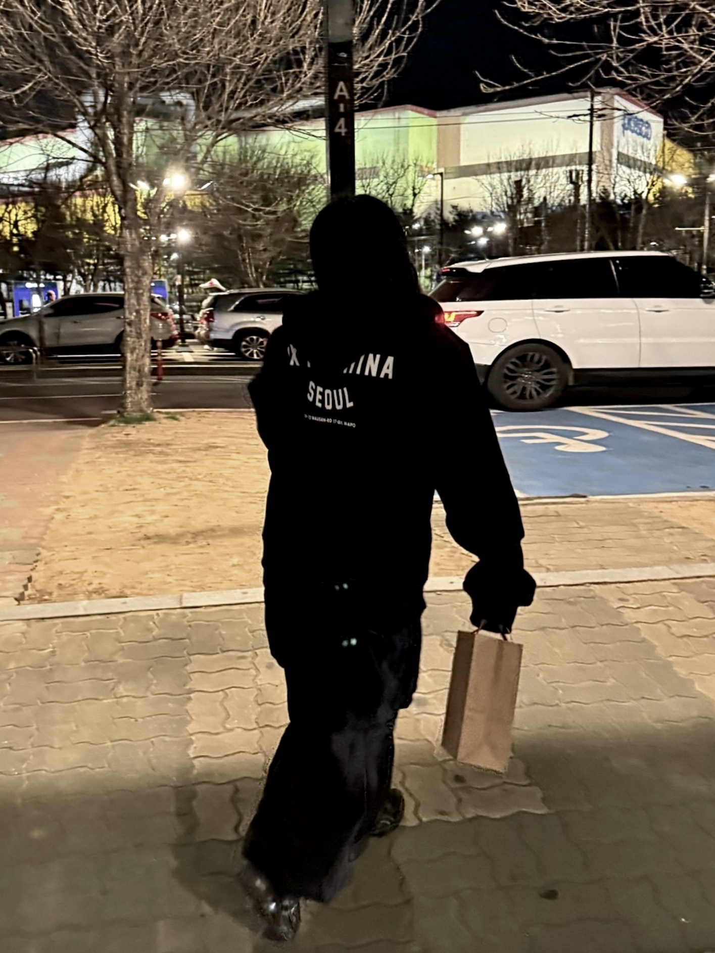 Deus Ex Machina Seoul College Hooded Jacket Black, Asics Gel-Kayano 14 Black Pure Silver 착용 스타일 - 4