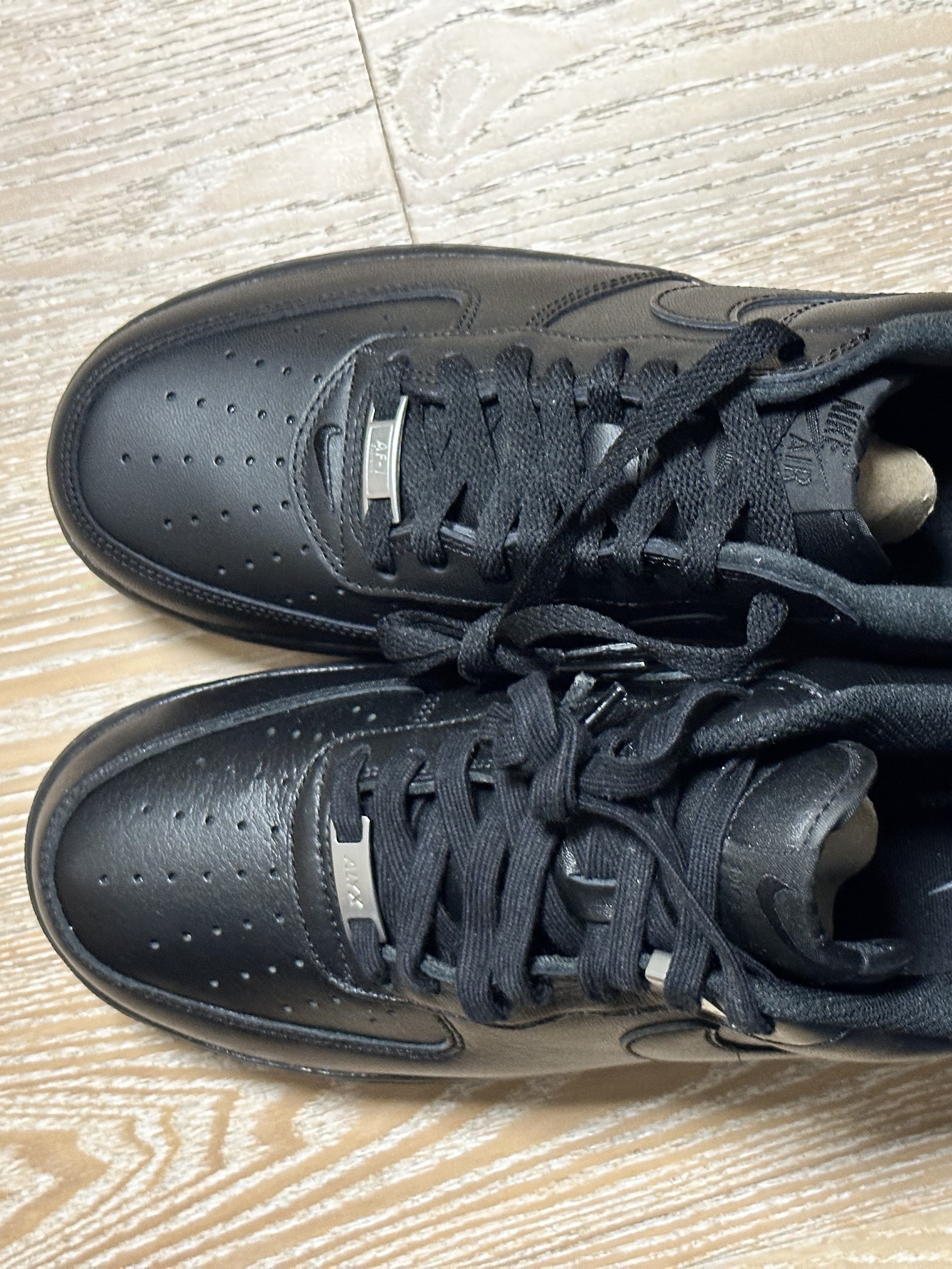 Nike x 1017 Alyx 9SM Air Force 1 Low SP Black, Nike x Supreme Air Force 1 Low Black 착용 스타일 - 5