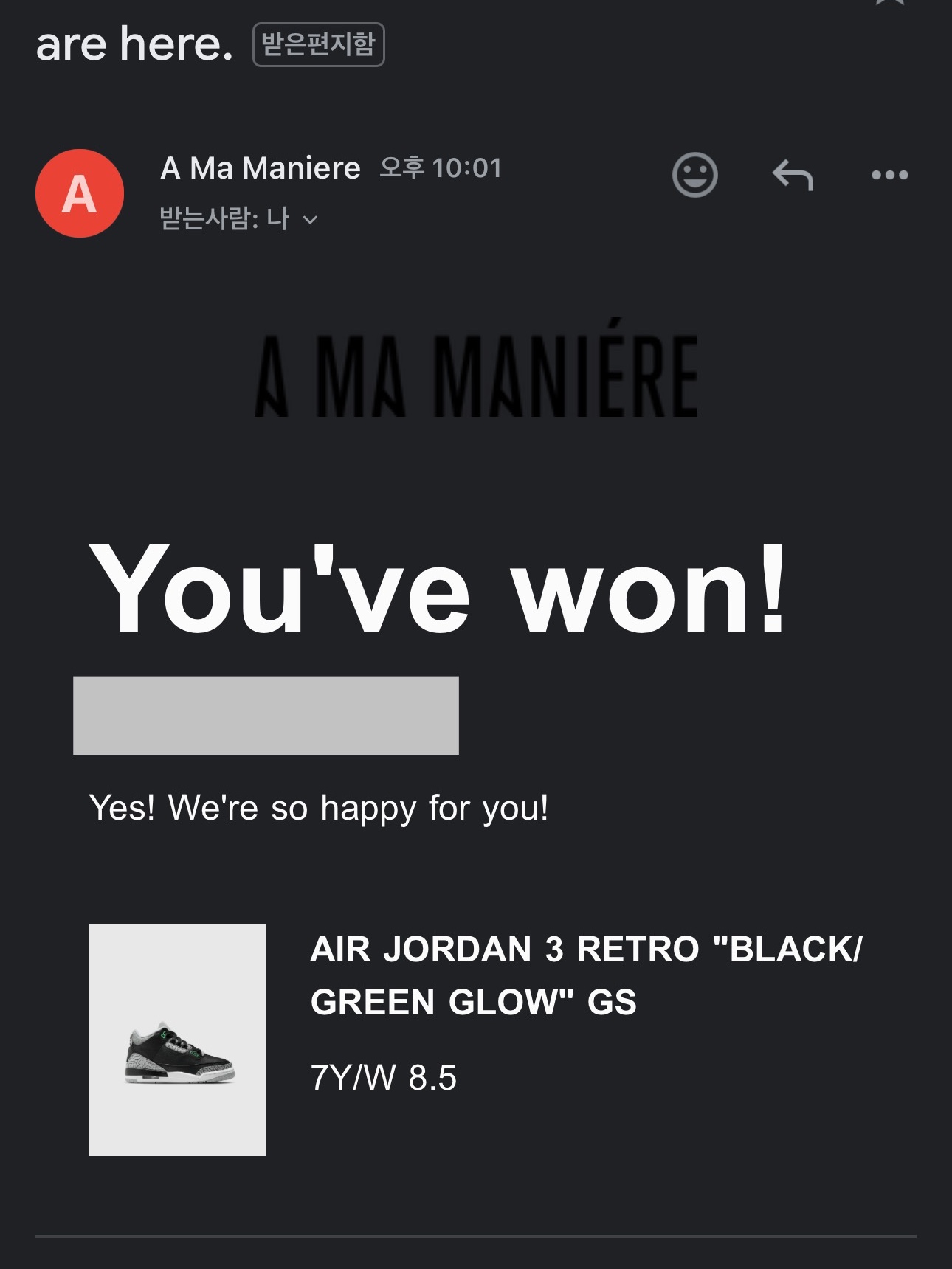 (GS) Jordan 3 Retro Green Glow 착용 스타일