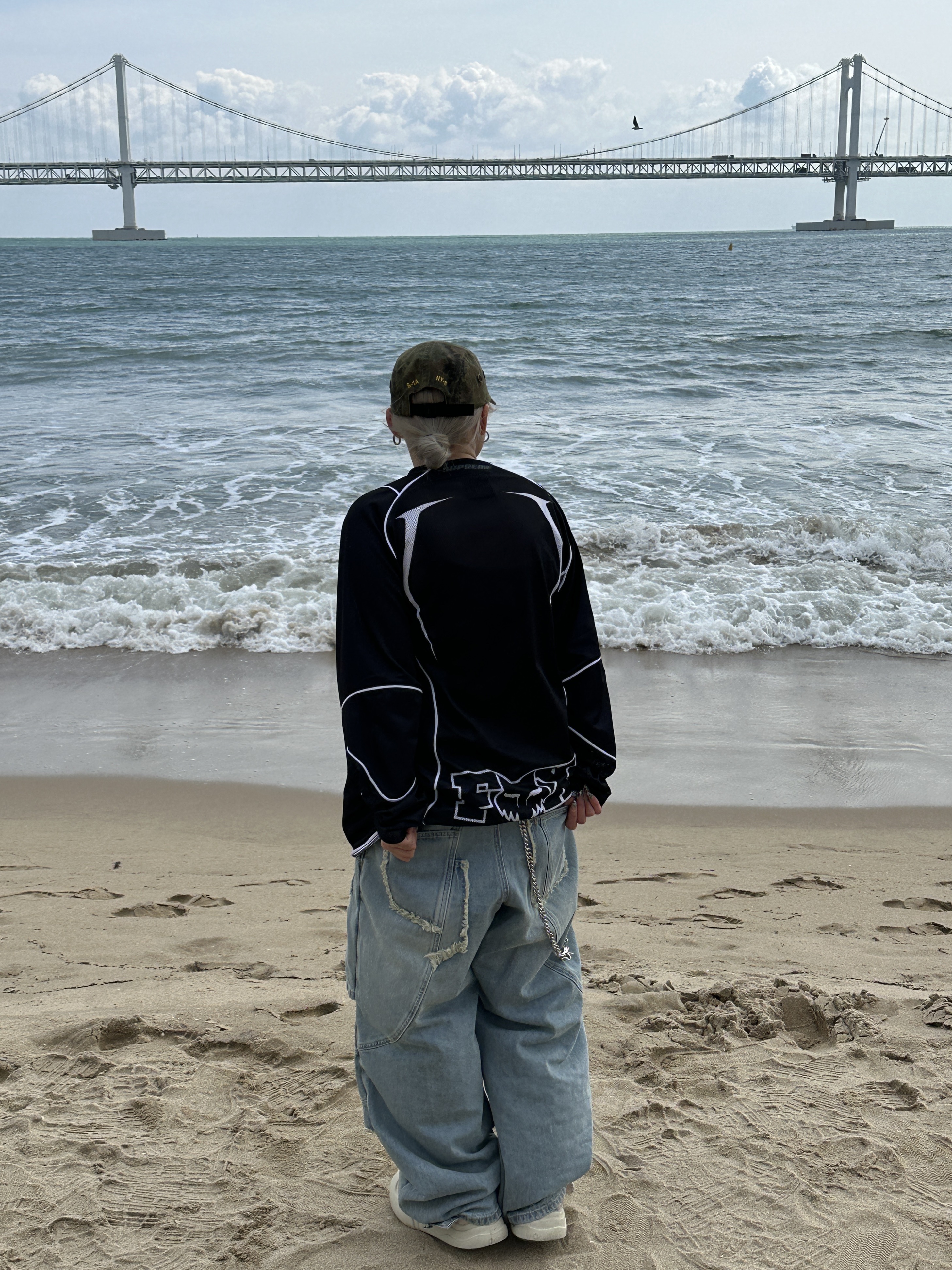 Supreme x Fox Racing Jersey Black - 23FW, Supreme Military Camp Cap Flecktarn Camo - 23FW 착용 스타일 - 2
