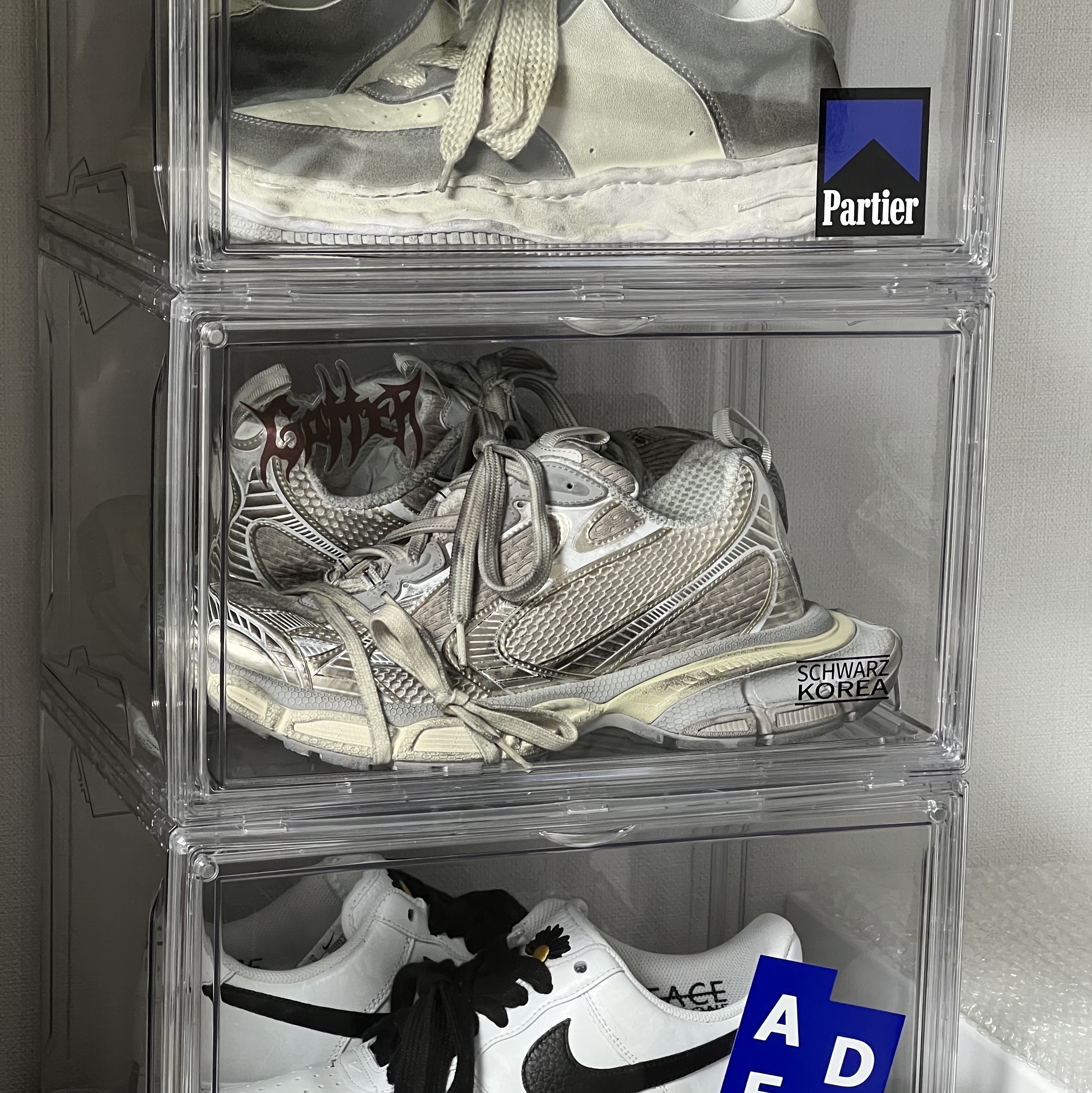 Balenciaga 3XL Sneakers Light Beige 착용 스타일 - 3