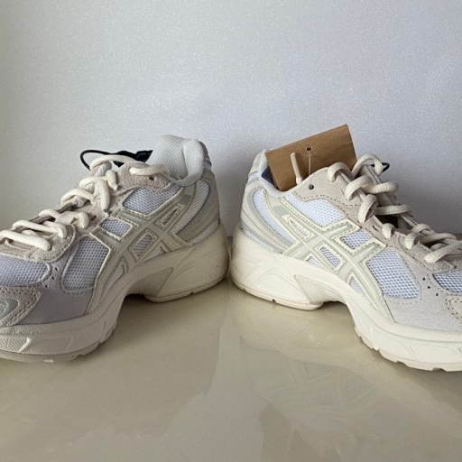 (W) Asics Gel-1130 White Birch 착용 스타일