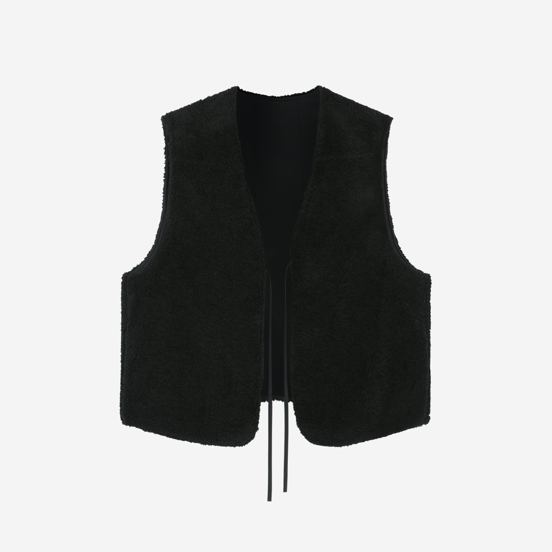 유체 지브이 쉐르파 베스트 블랙(YOUCHE GV Sherpa Vest Black) - 3