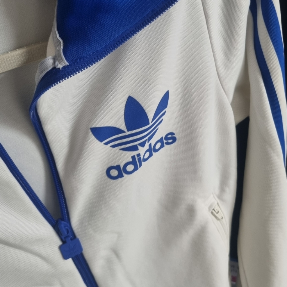 (W) Adidas Originals Beckenbauer Track Top Cloud White - KR Sizing 착용 스타일 - 1