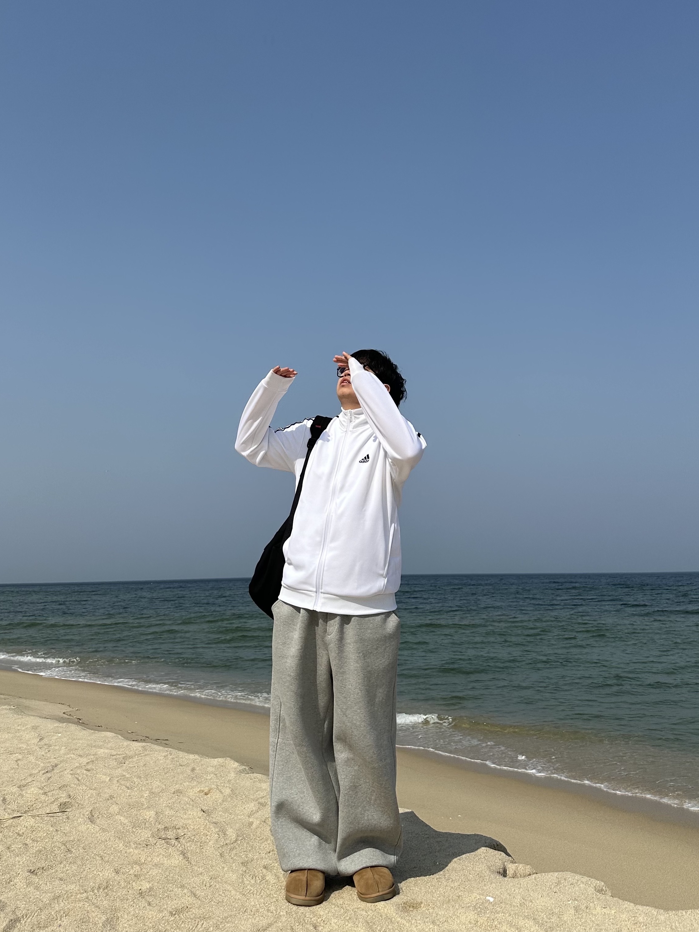 Adidas Originals Beckenbauer Track Top Bliss - KR Sizing 착용 스타일 - 3