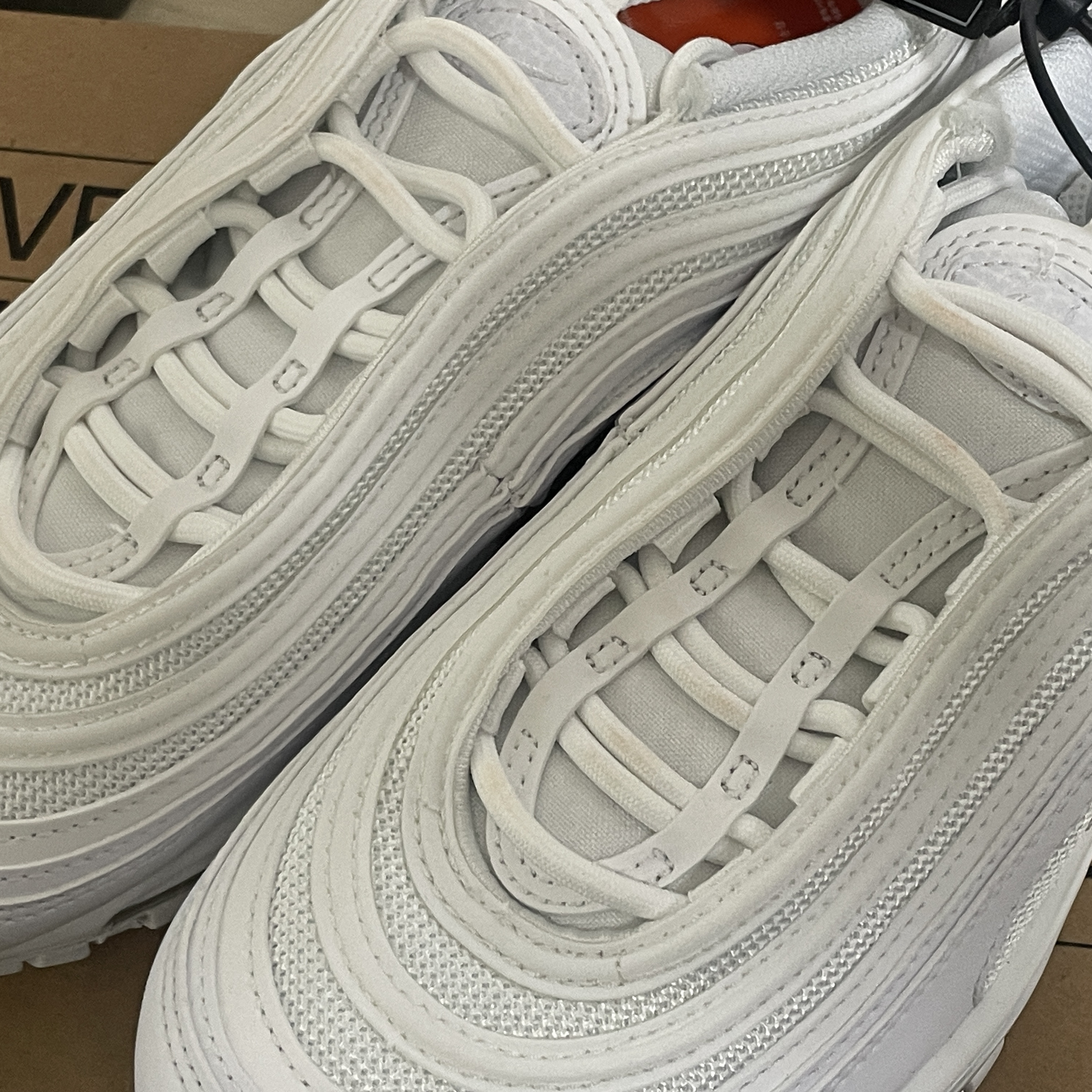 (W) Nike Air Max 97 Next Nature White 착용 스타일