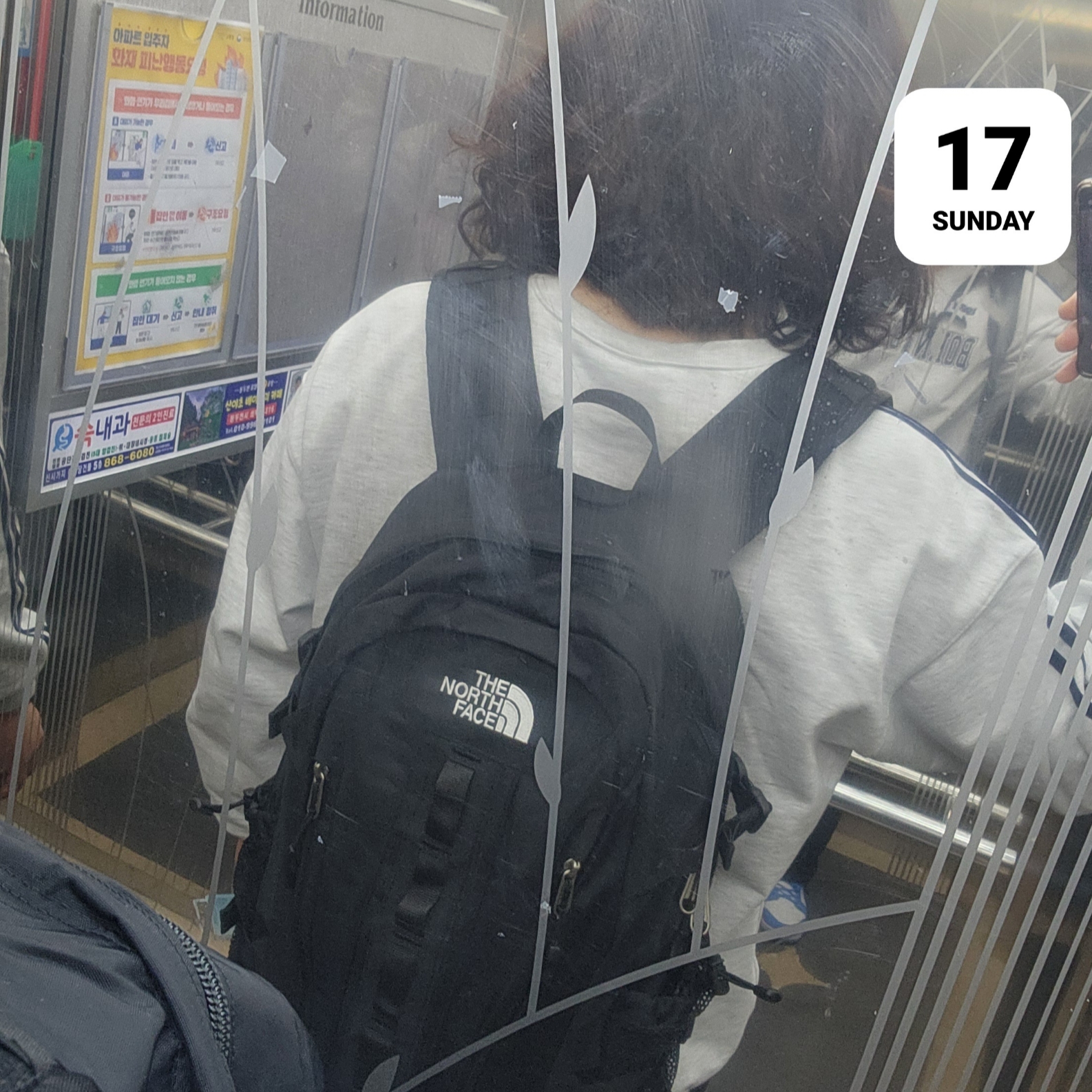 The North Face Big Shot Black 착용 스타일