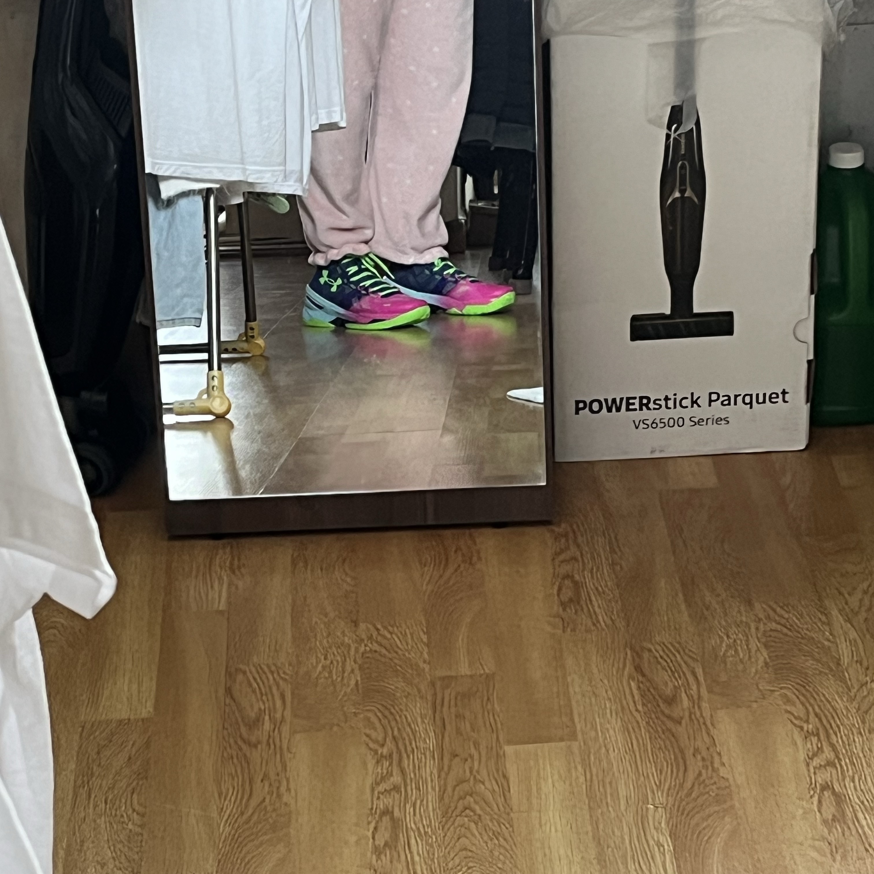 Under Armour Curry 2 Retro Pink Purple 2022 착용 스타일 - 1