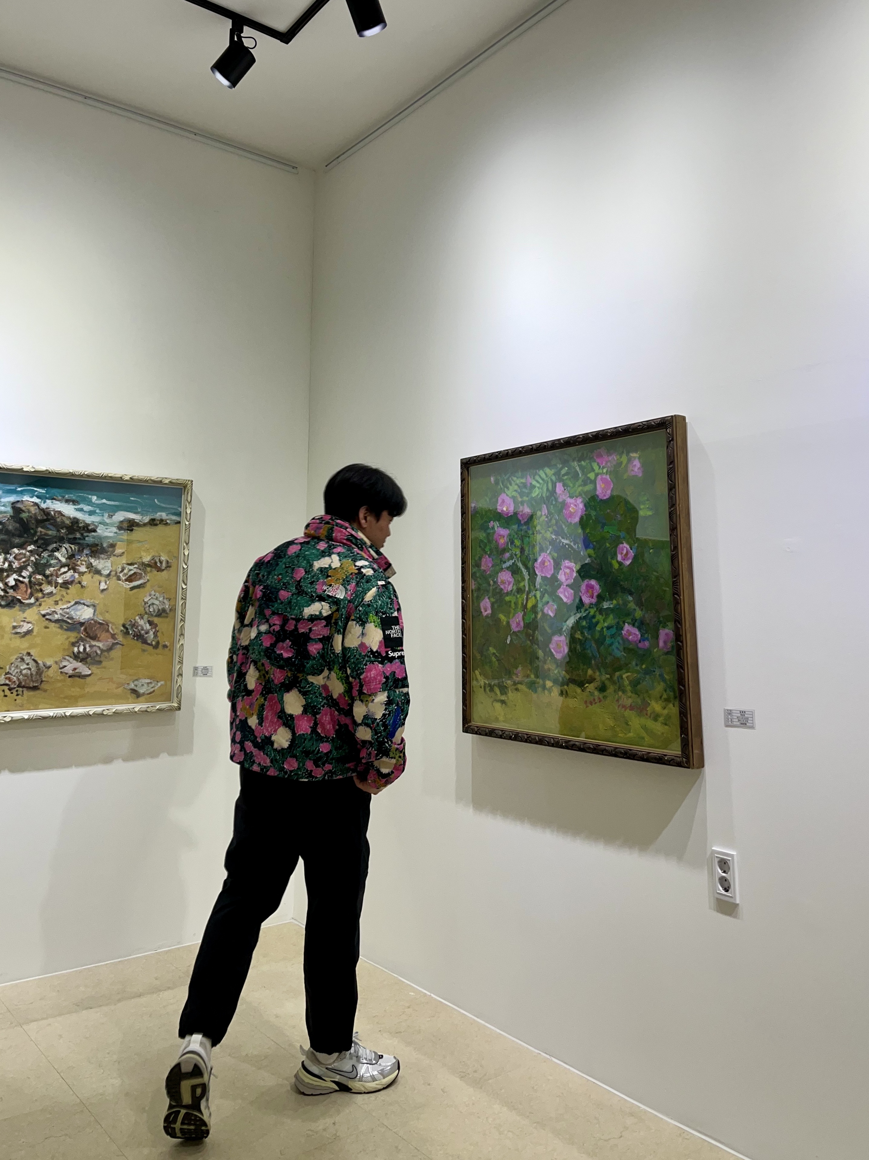 Supreme x The North Face Trekking Convertible Jacket Flowers - 22SS, Nike ACG Trail Pants Black Anthracite - Asia 착용 스타일