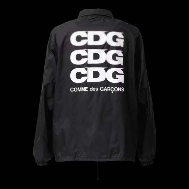 CDG Logo Coach Jacket Black, Converse x Play Comme des Garcons Chuck 70 Ox Black 착용 스타일 - 8