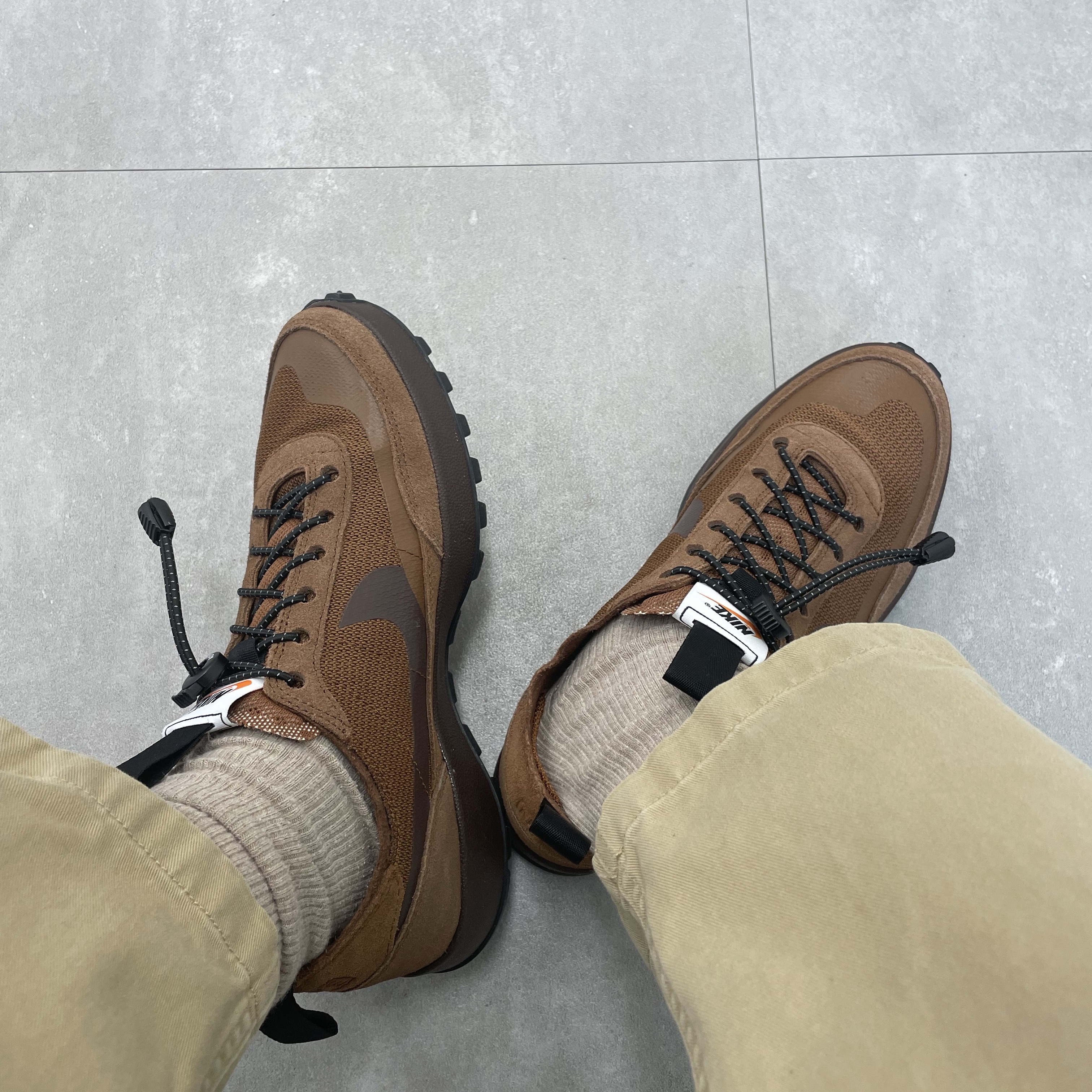 Nike x Tom Sachs General Purpose Shoe Brown 착용 스타일