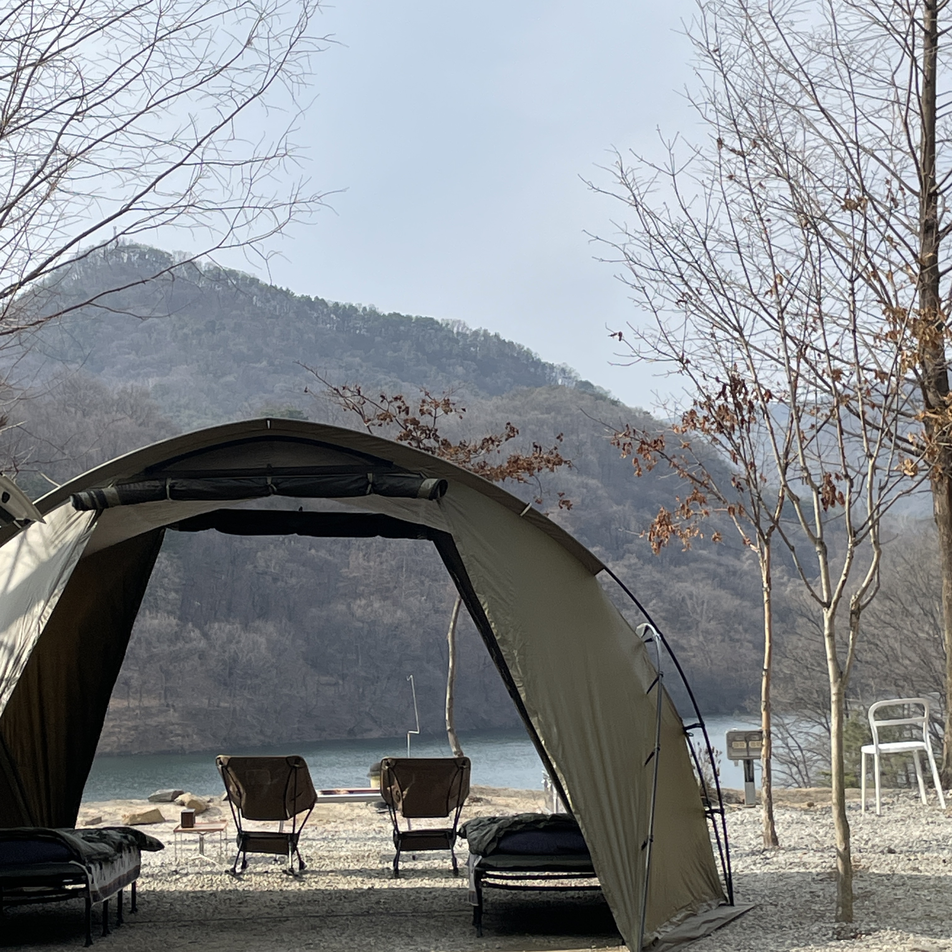 Helinox Tactical V-Tarp 4.0 R1 Coyote Tan 착용 스타일