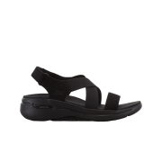 (W) Skechers Go Walk Arch Fit Sandal Black