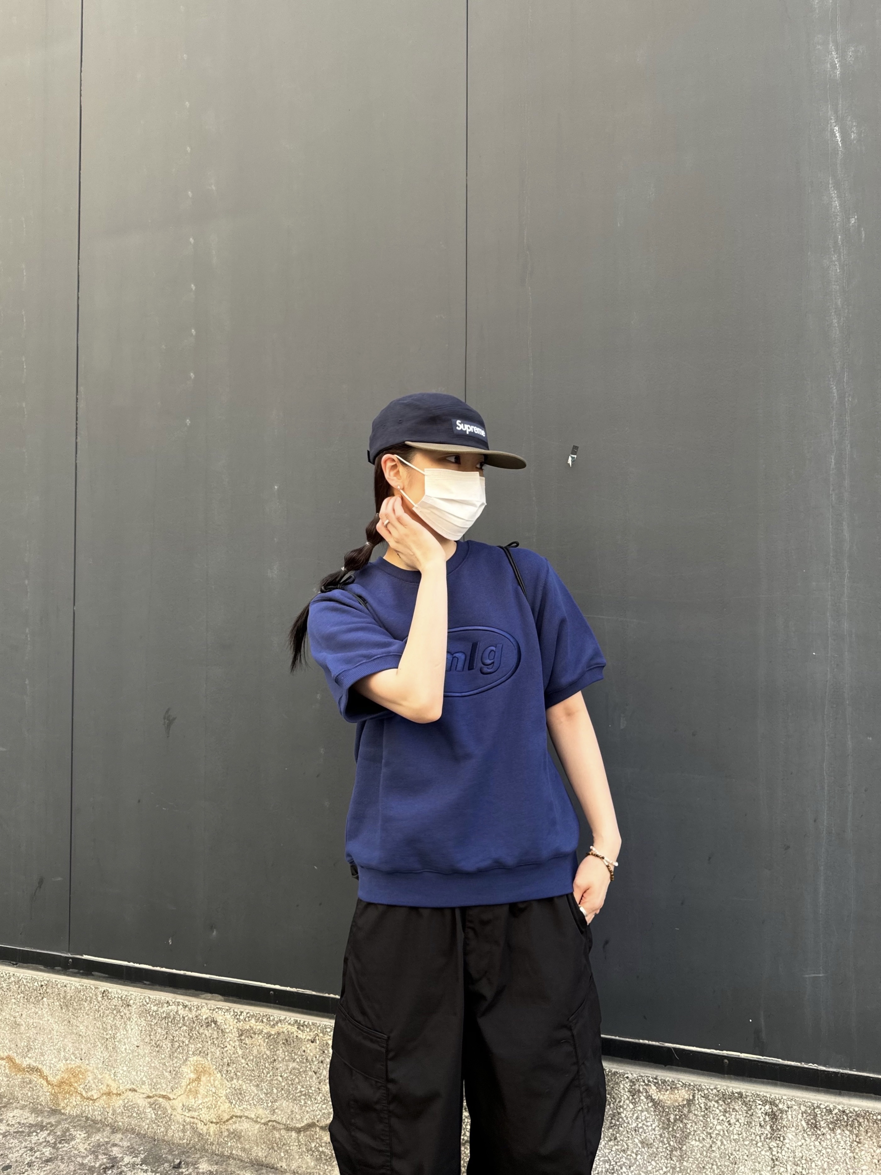New Balance x JJJJound 2002R Storm Blue, Supreme 2-Tone Camp Cap Navy - 23FW 착용 스타일 - 3