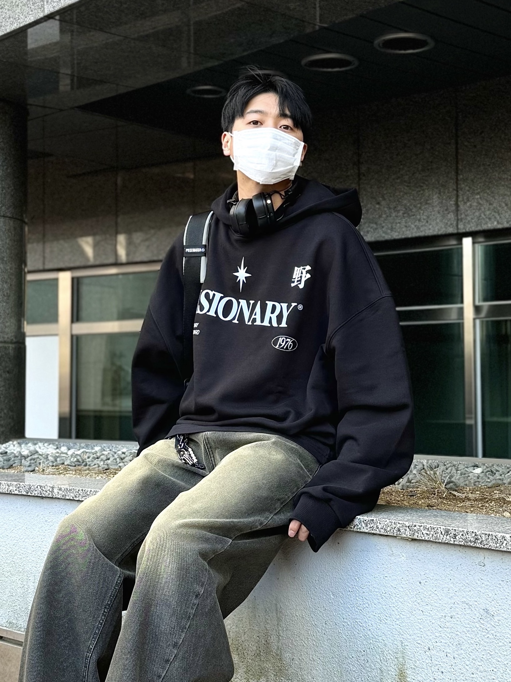 Marshall Major IV Black (Korean Ver.) 착용 스타일 - 1