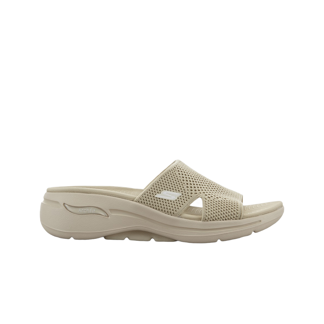 (W) 스케쳐스 고워크 아치핏 샌들 내츄럴((W) Skechers Go Walk Arch Fit Sandal Natural) - 1