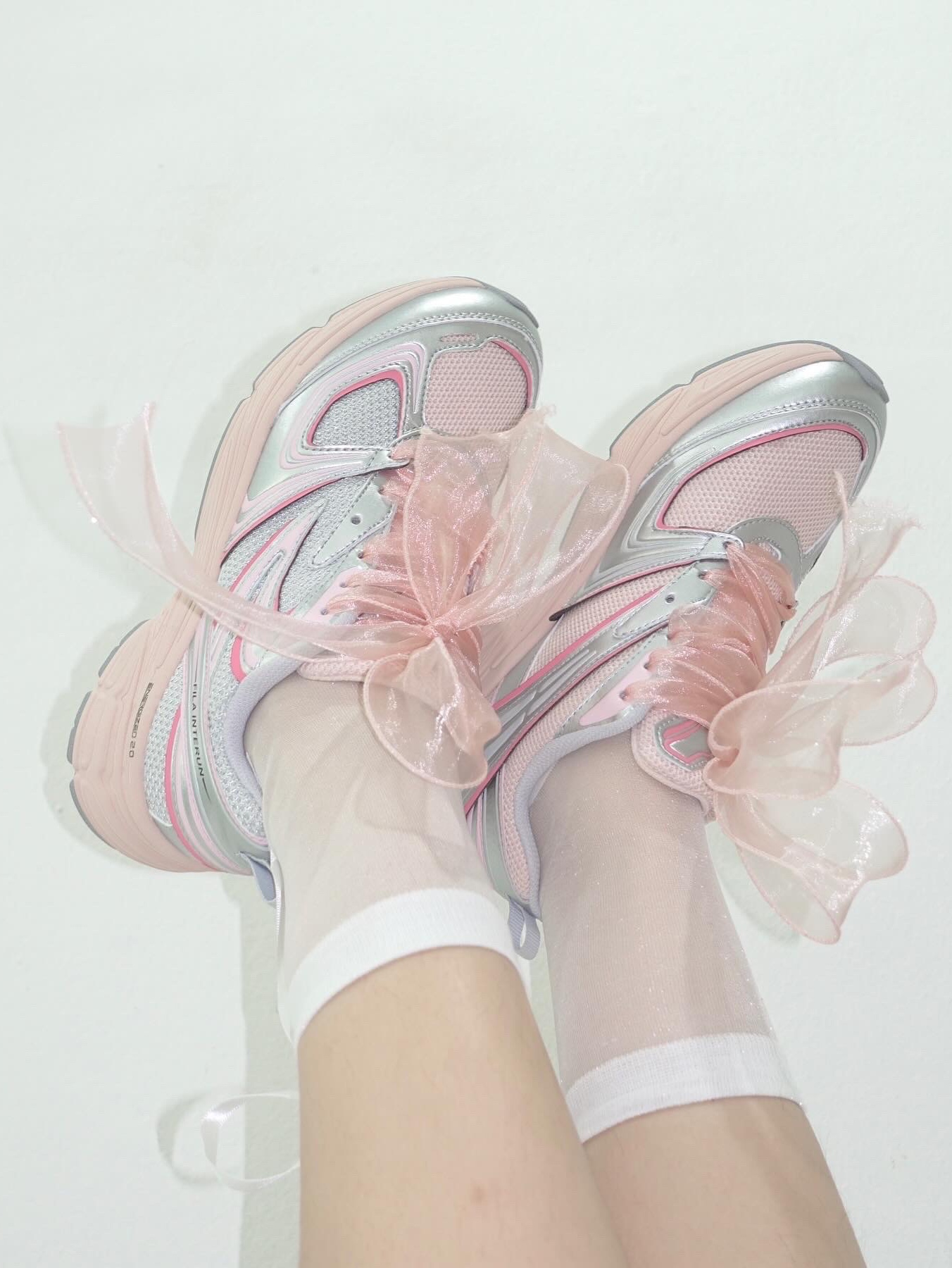 Fila Interun Pink Blossom 착용 스타일 - 10
