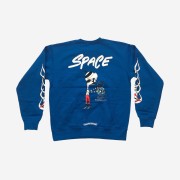 Chrome Hearts Matty Boy Space Crewneck Sweatshirt Blue