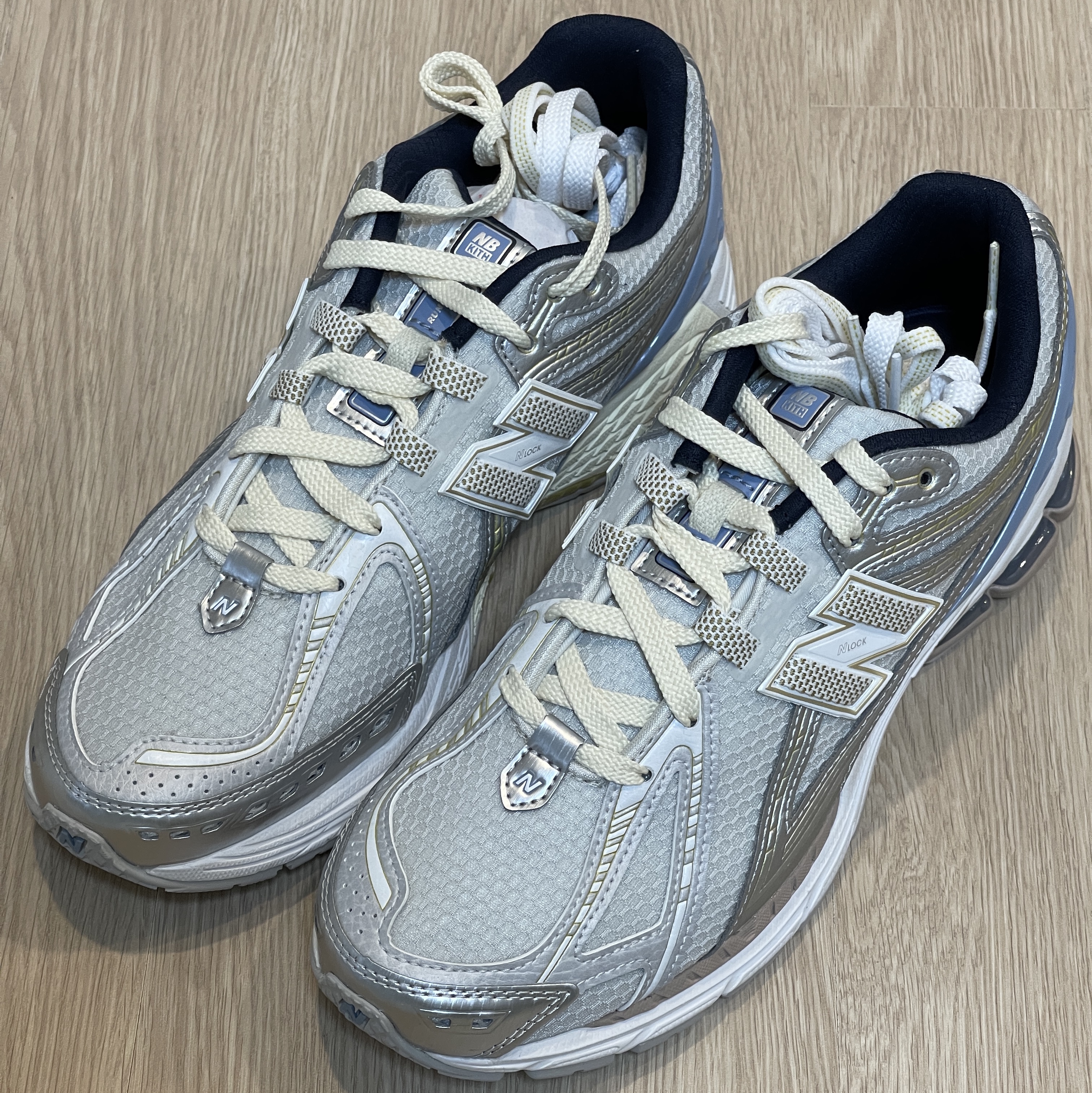 New Balance x Kith 1906R White Blue 착용 스타일 - 2