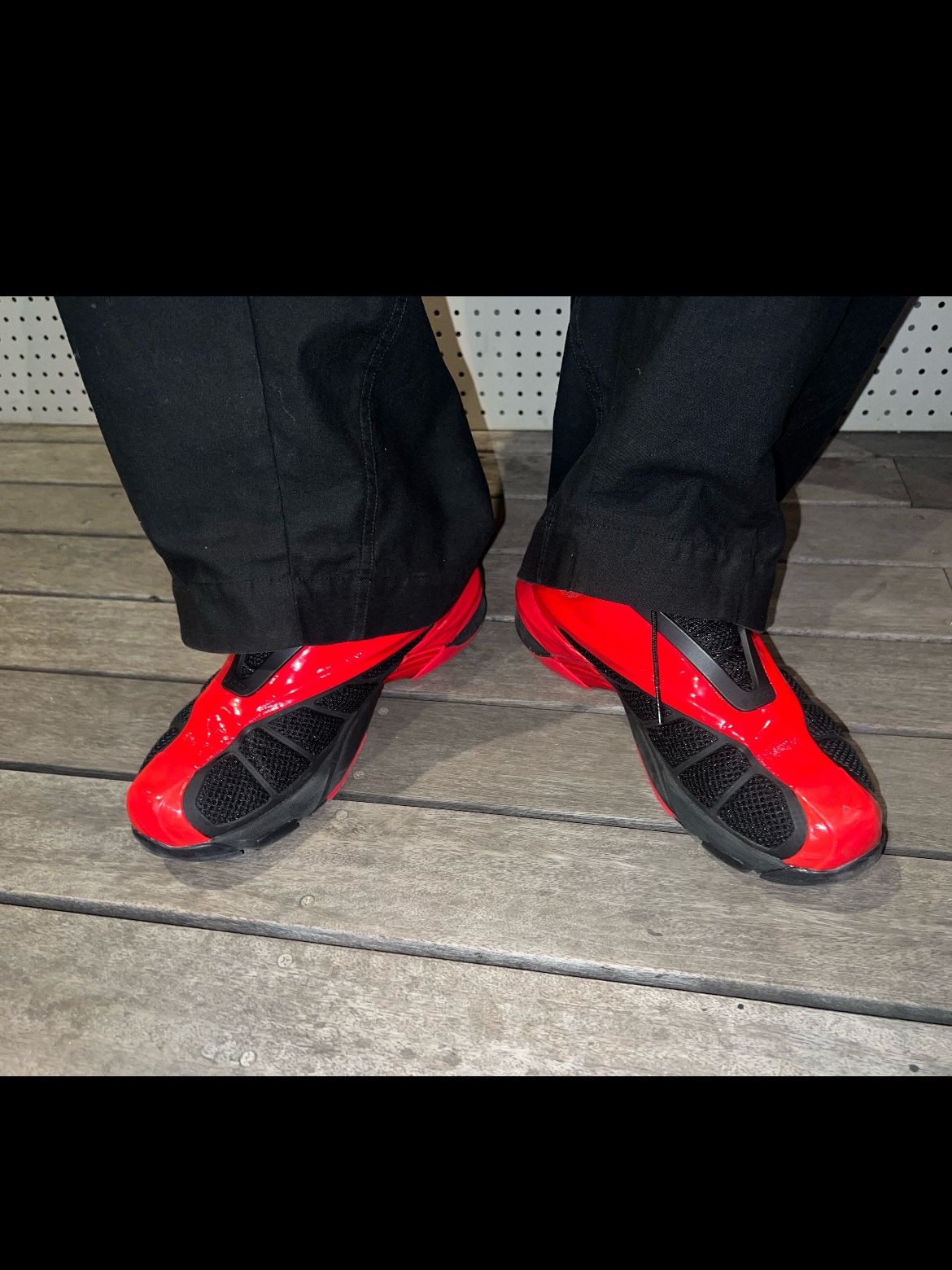 Fila Replica 2002 Black Red 착용 스타일 - 8