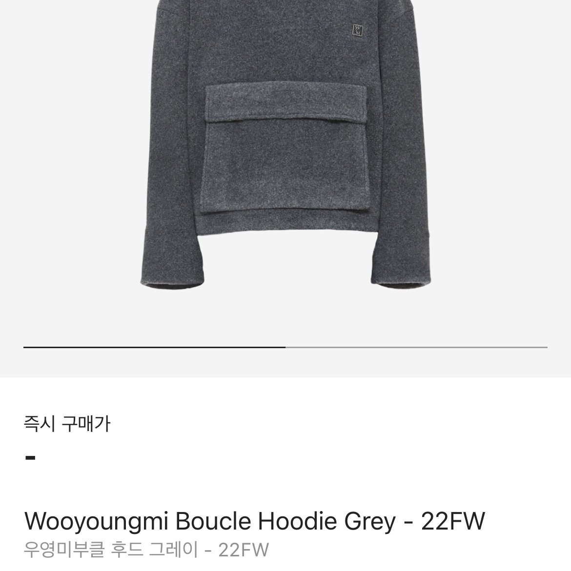 Wooyoungmi Boucle Hoodie Grey - 22FW 착용 스타일