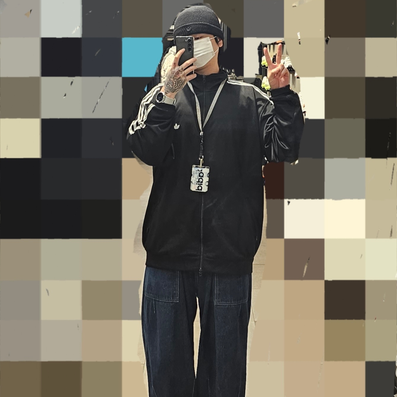 Adidas Originals Beckenbauer Track Jacket Black - KR Sizing 착용 스타일