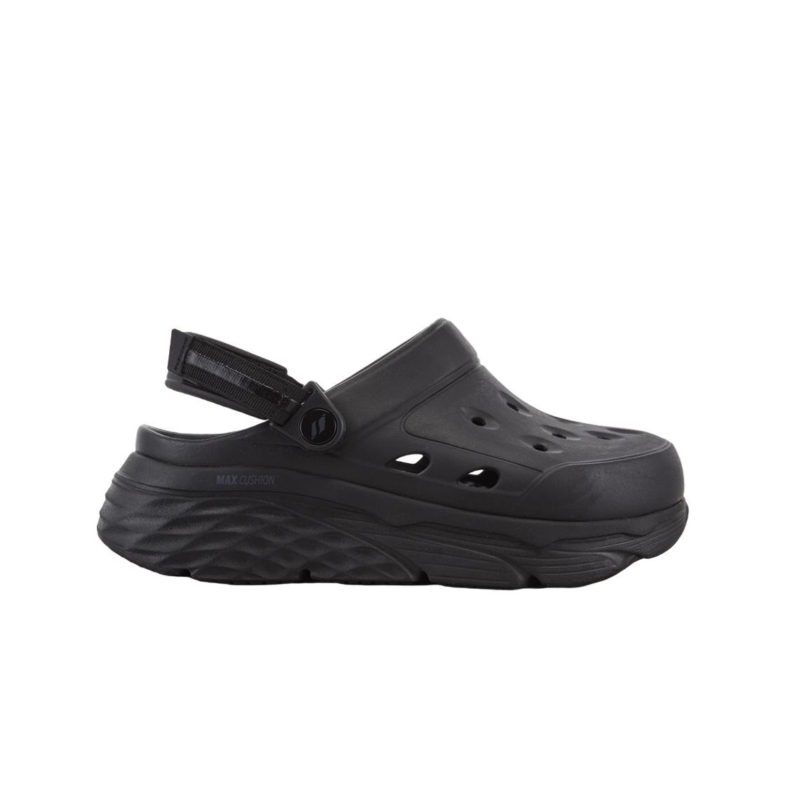 111268-BBK (W) Skechers Max Cushioning Foamies Black