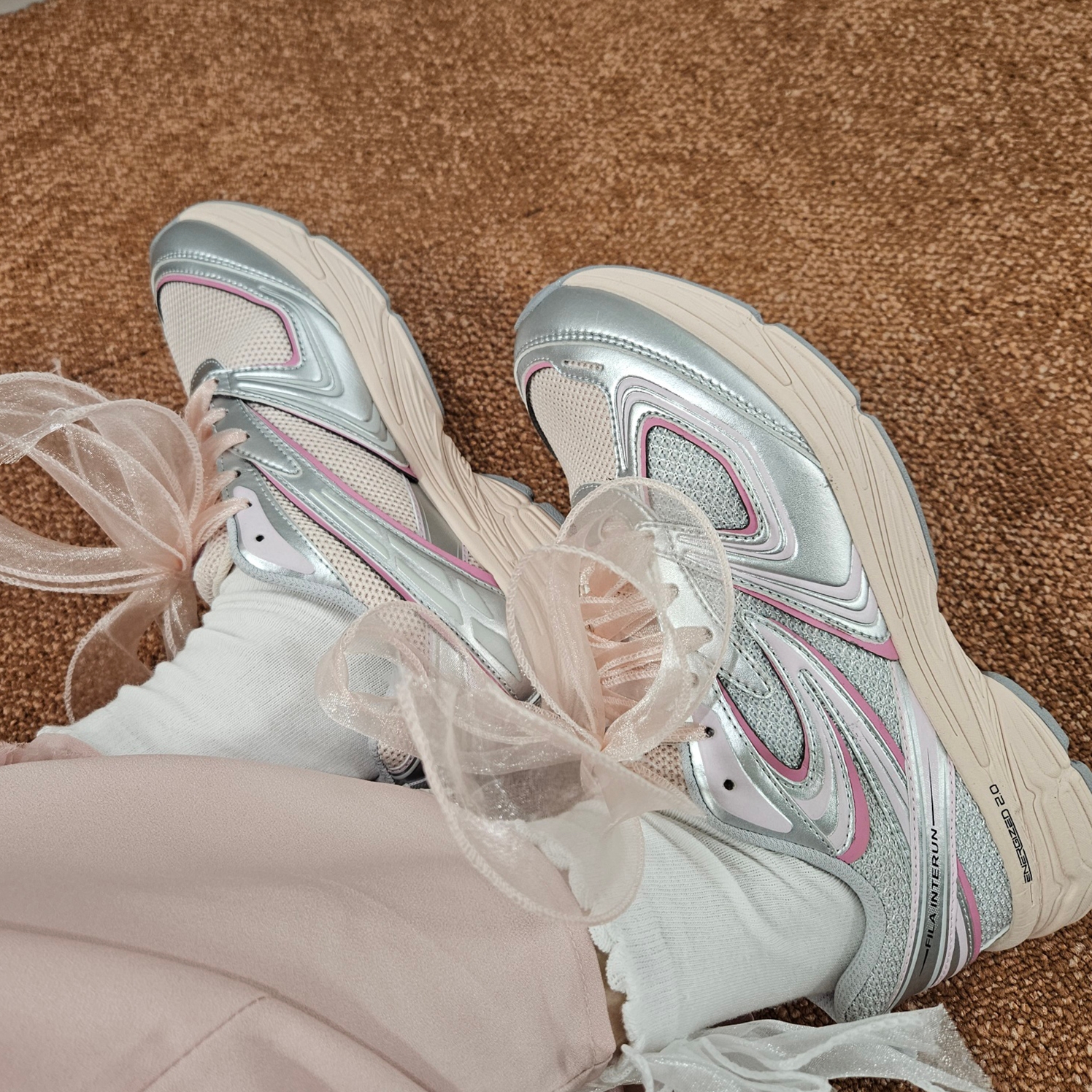 Fila Interun Pink Blossom 착용 스타일 - 2