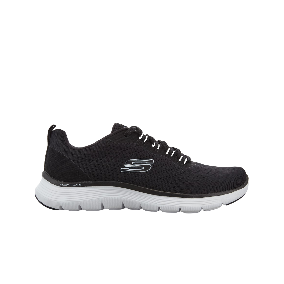 150201-BKW (W) Skechers Flex Appeal 5.0 Black White