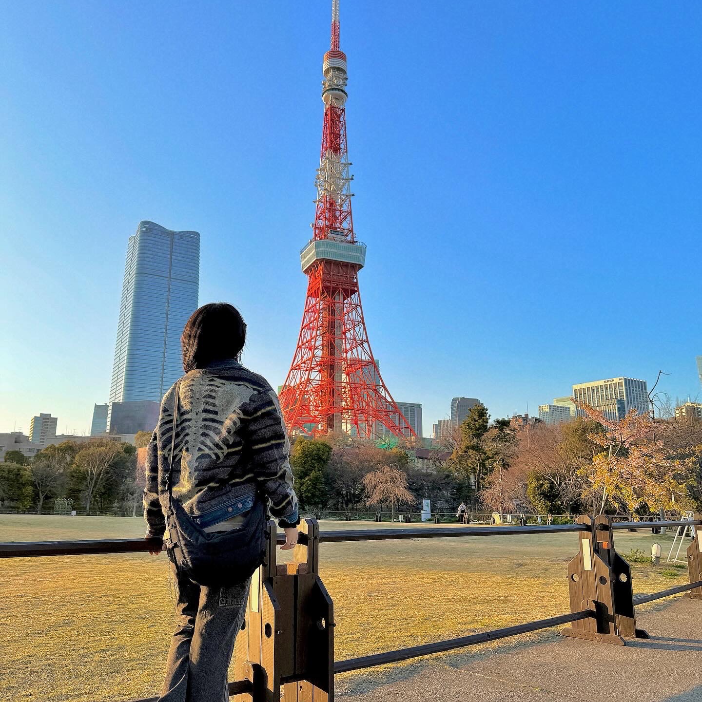 Kapital 11.5 oz. Denim Bone Lining Reversible Zip Up Work Jacket Indigo 착용 스타일 - 3
