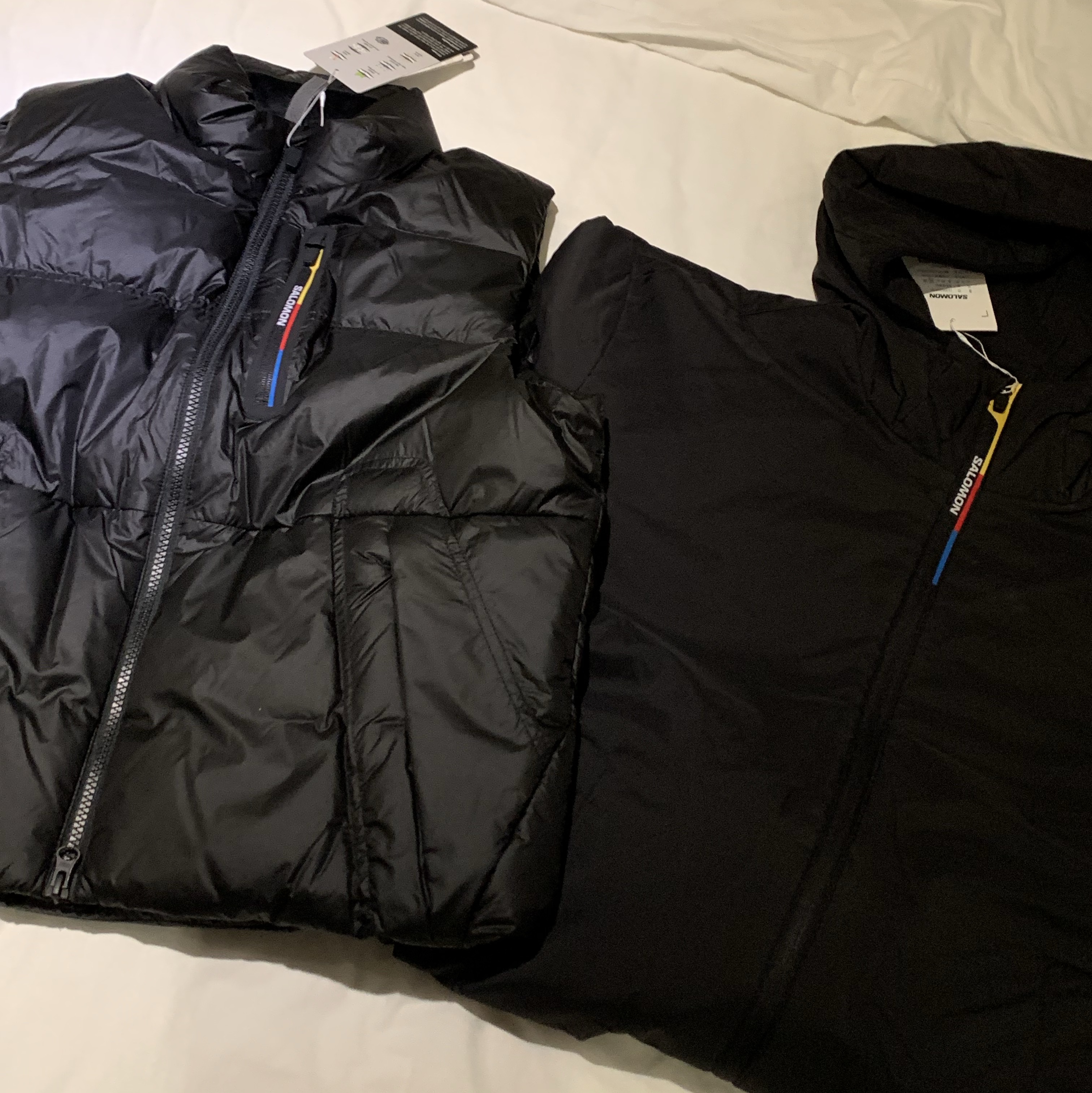 Salomon Modisay Jacket Black 착용 스타일