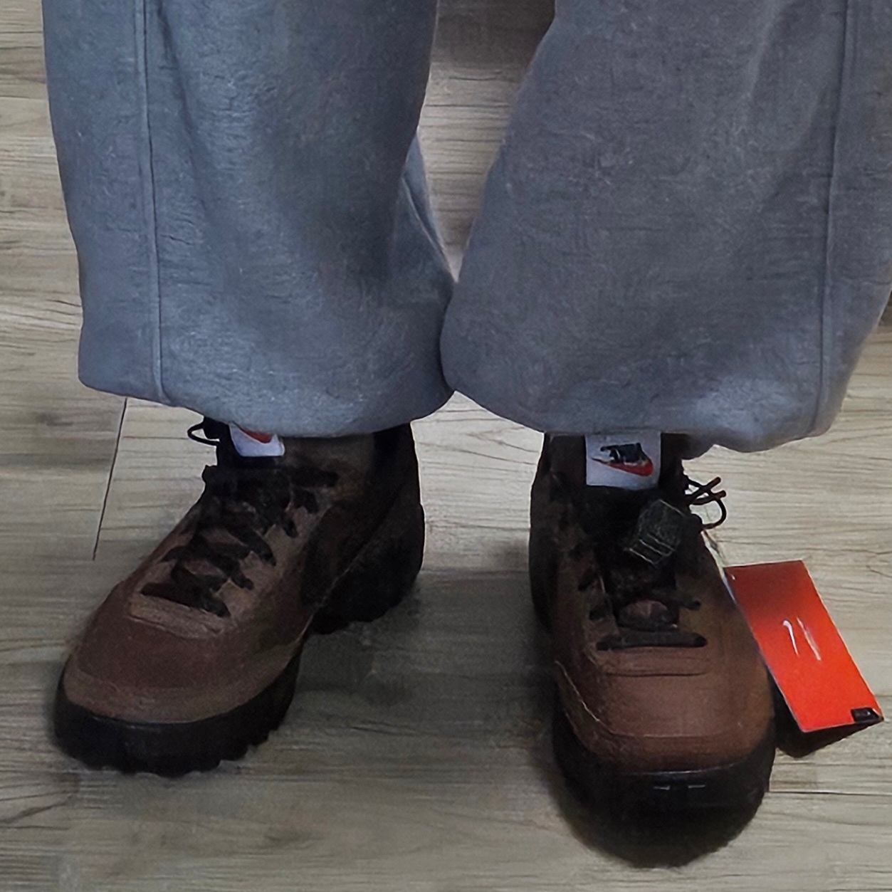 Nike x Tom Sachs General Purpose Shoe Brown 착용 스타일 - 2