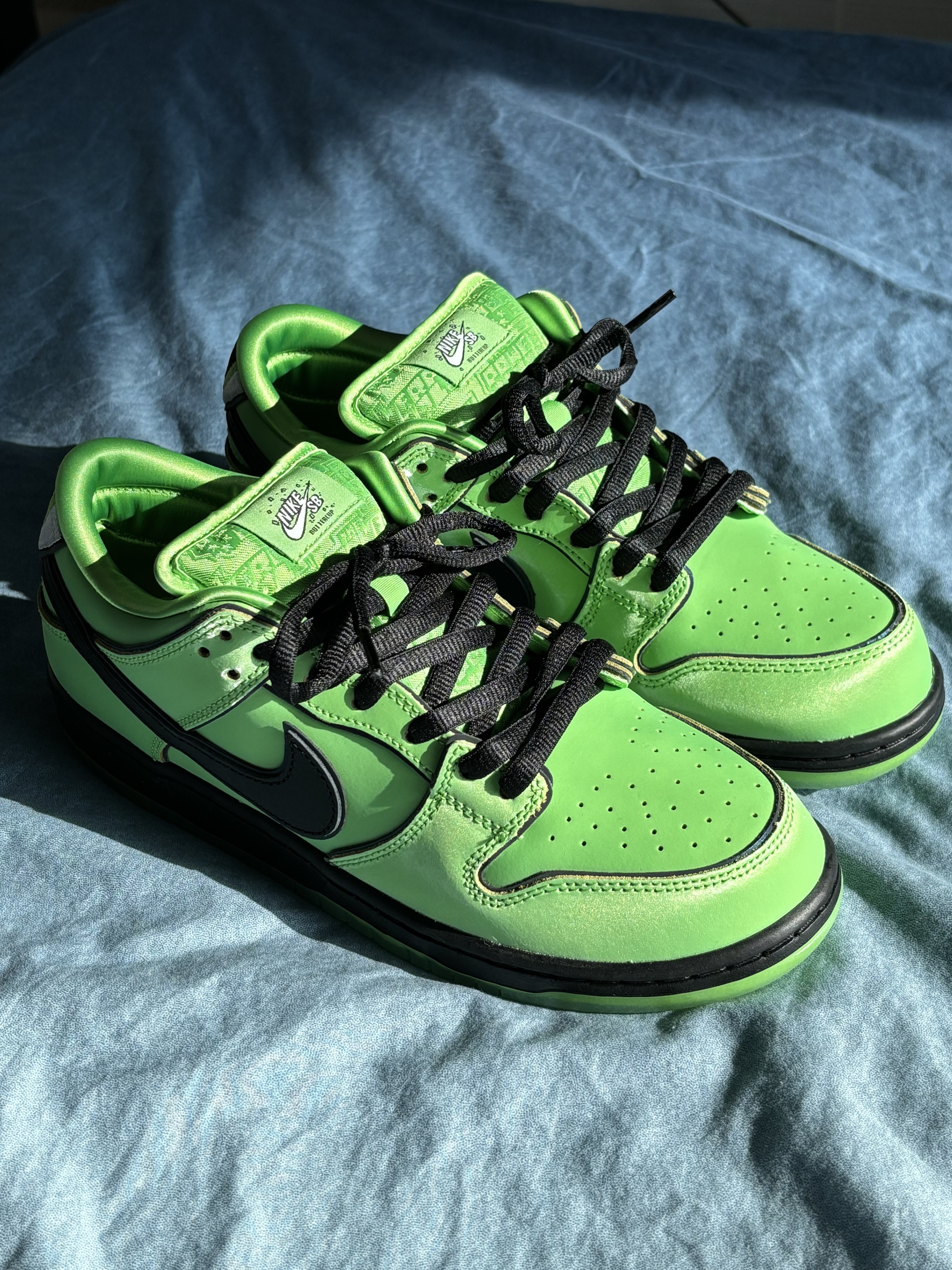 Nike x The Powerpuff Girls SB Dunk Low Pro QS Buttercup 착용 스타일 - 1