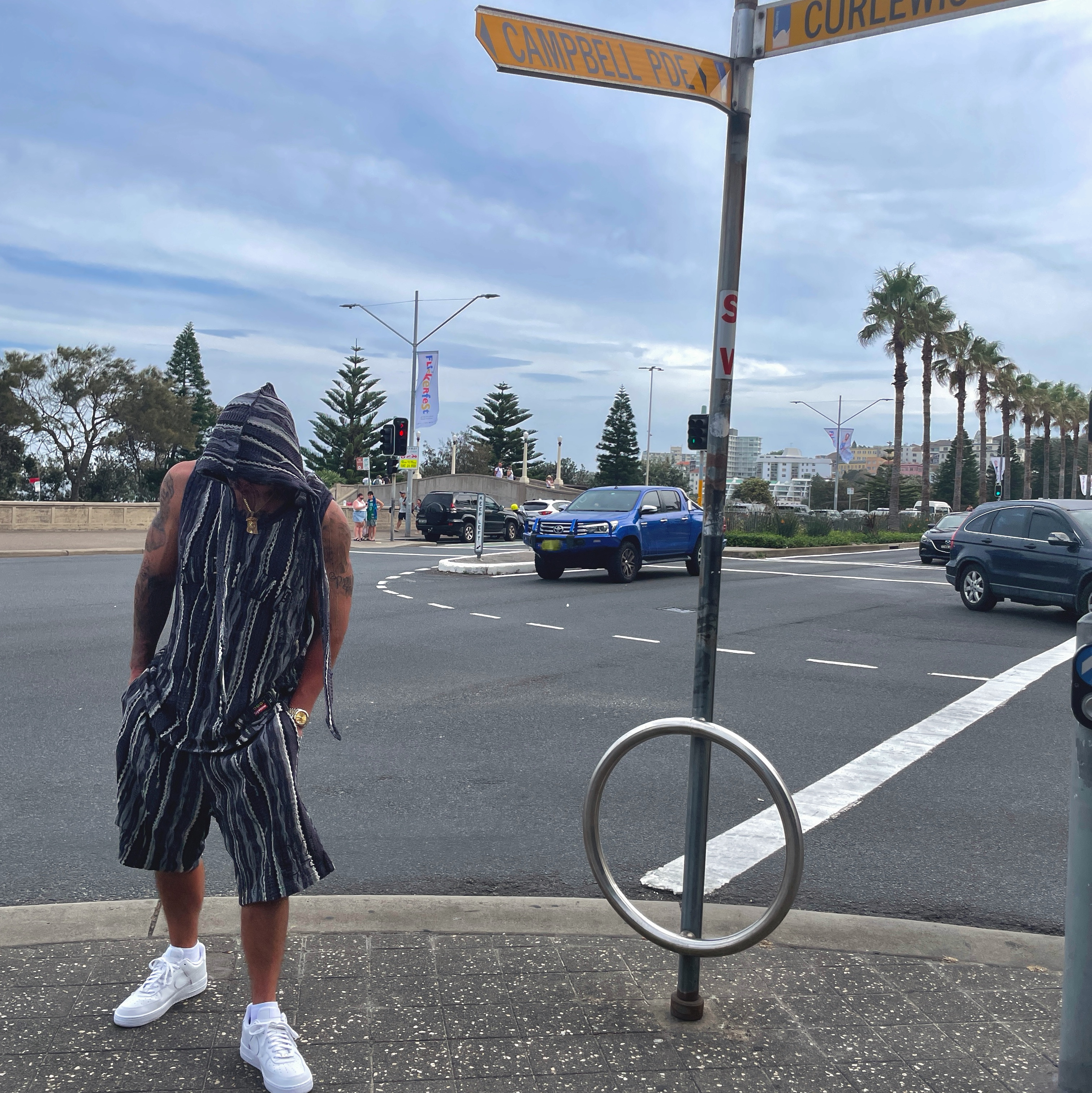 Supreme x Coogi Durag Black - 23SS, Supreme x Coogi Basketball Shorts Black - 23SS 착용 스타일