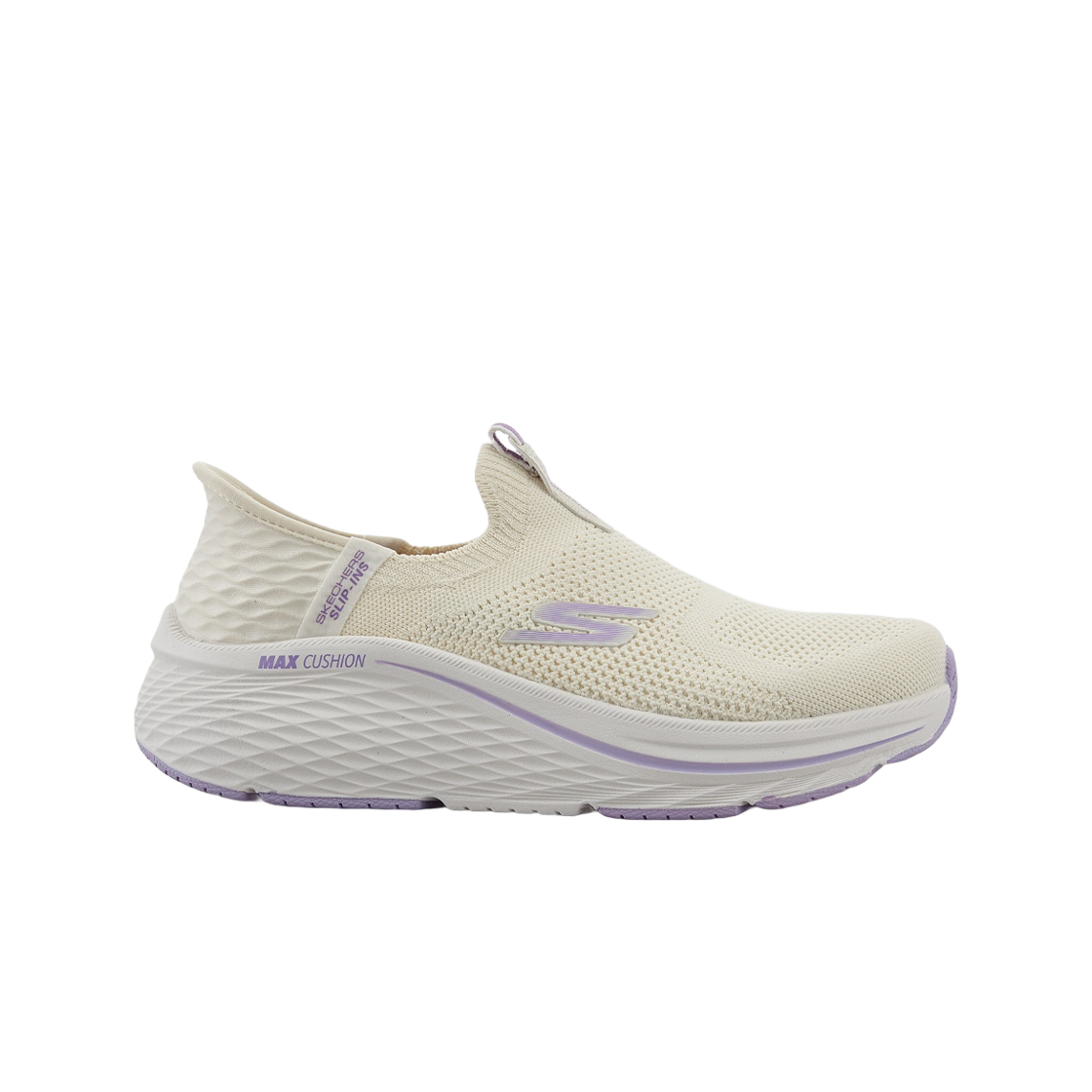 129611-OFWT (W) Skechers Max Cushioning Elite 2.0 Slip Ins Off White