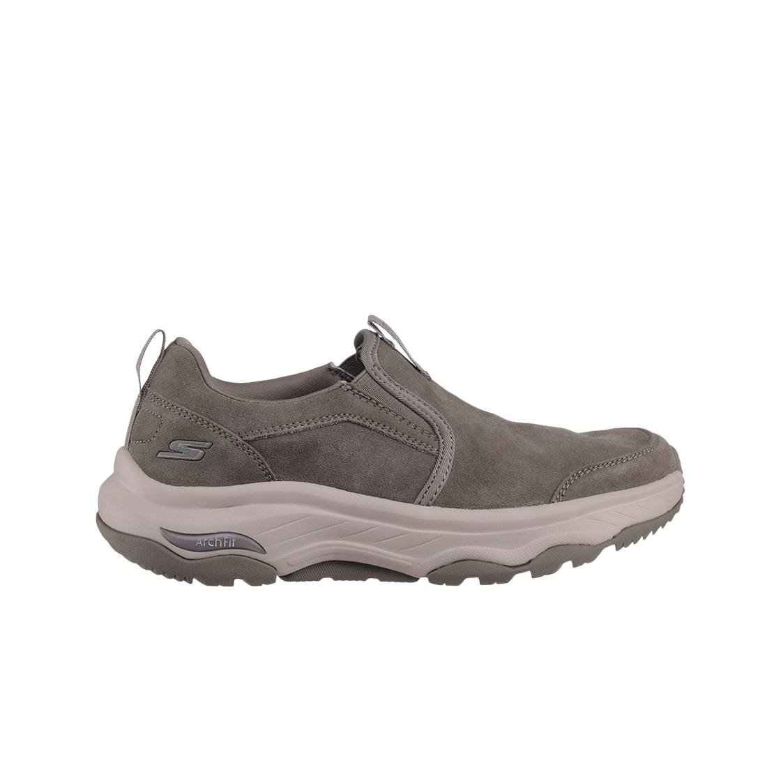 (W) 스케쳐스 고워크 아치핏 아웃도어 스웨이드 카키((W) Skechers Go Walk Arch Fit Outdoor Suede Khaki)