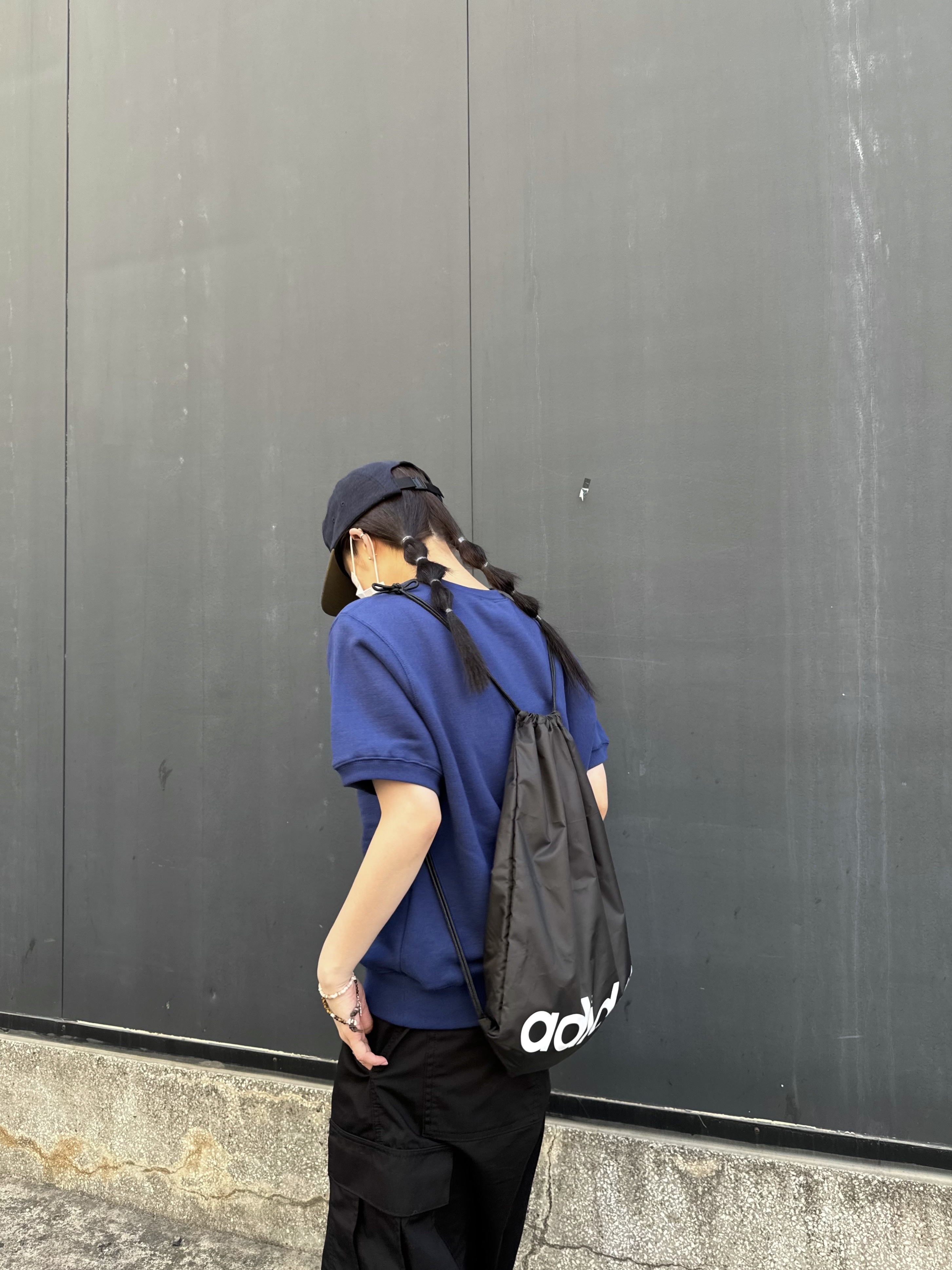 New Balance x JJJJound 2002R Storm Blue, Supreme 2-Tone Camp Cap Navy - 23FW 착용 스타일 - 5