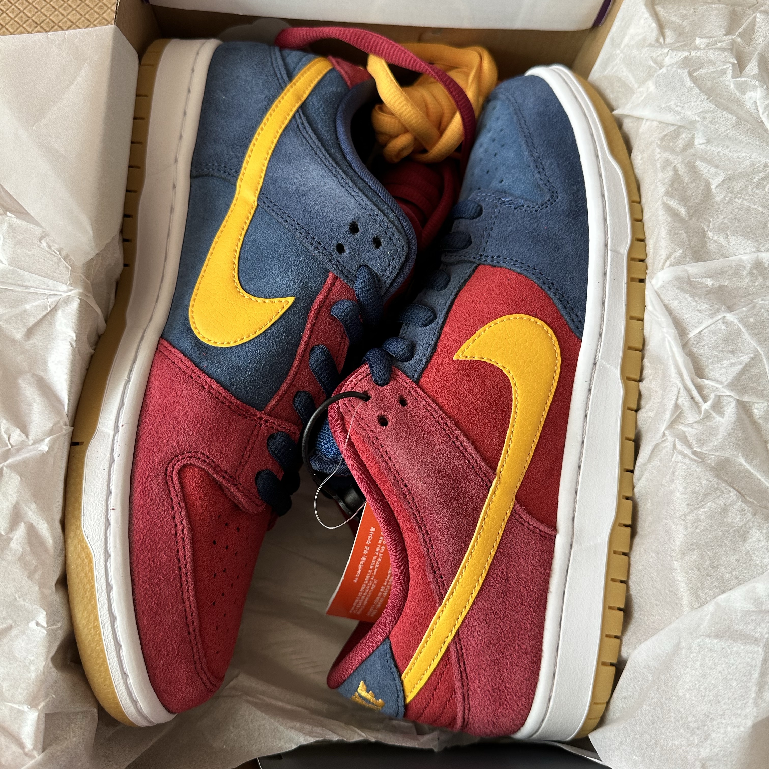 Nike SB Dunk Low Pro Premium Barcelona 착용 스타일 - 1