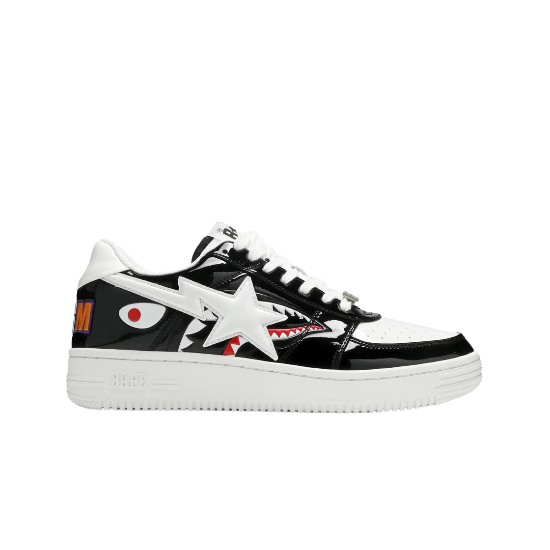 1G80-191-009 BAPE Bape Sta Low Color Block Shark Black