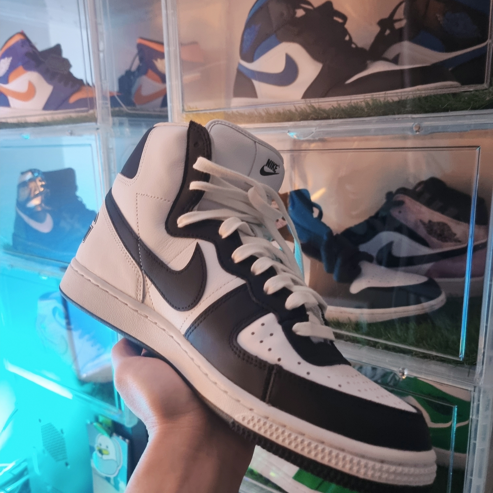 Nike x Comme des Garcons Homme Plus Terminator High Black 착용 스타일 - 1