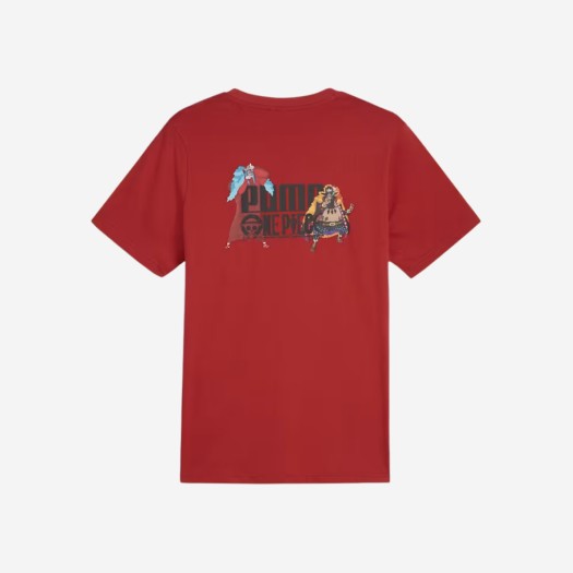 푸마 x 원피스 그래픽 티셔츠 클럽 레드