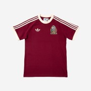 Adidas Mexico Adicolor 3S T-Shirt Noble Maroon - KR Sizing