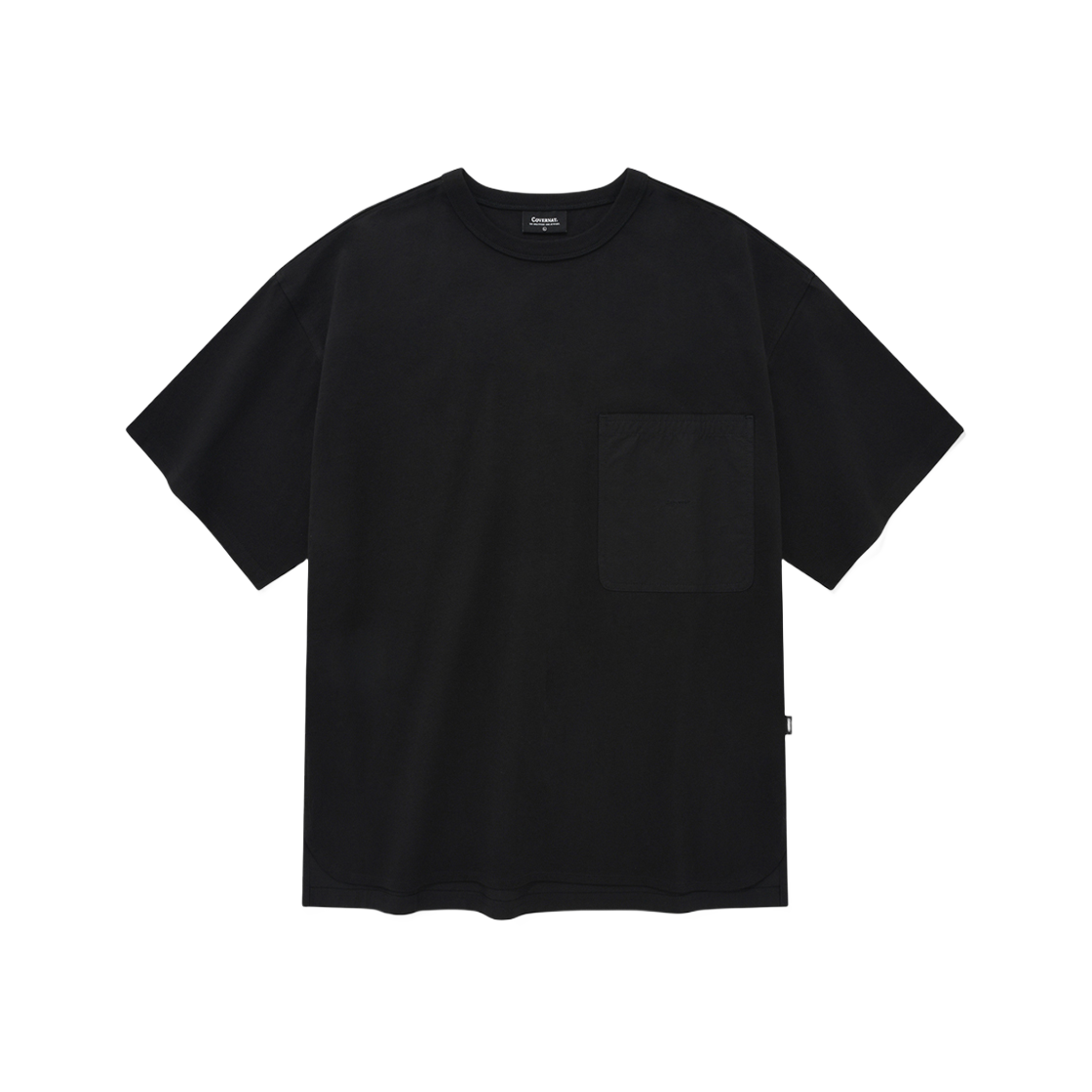 Tシャツ・カットソー COVERNAT Woven Mix T-Shirt Black MUSINSA公式 | COVERNAT Woven Utility T-Shirt Black