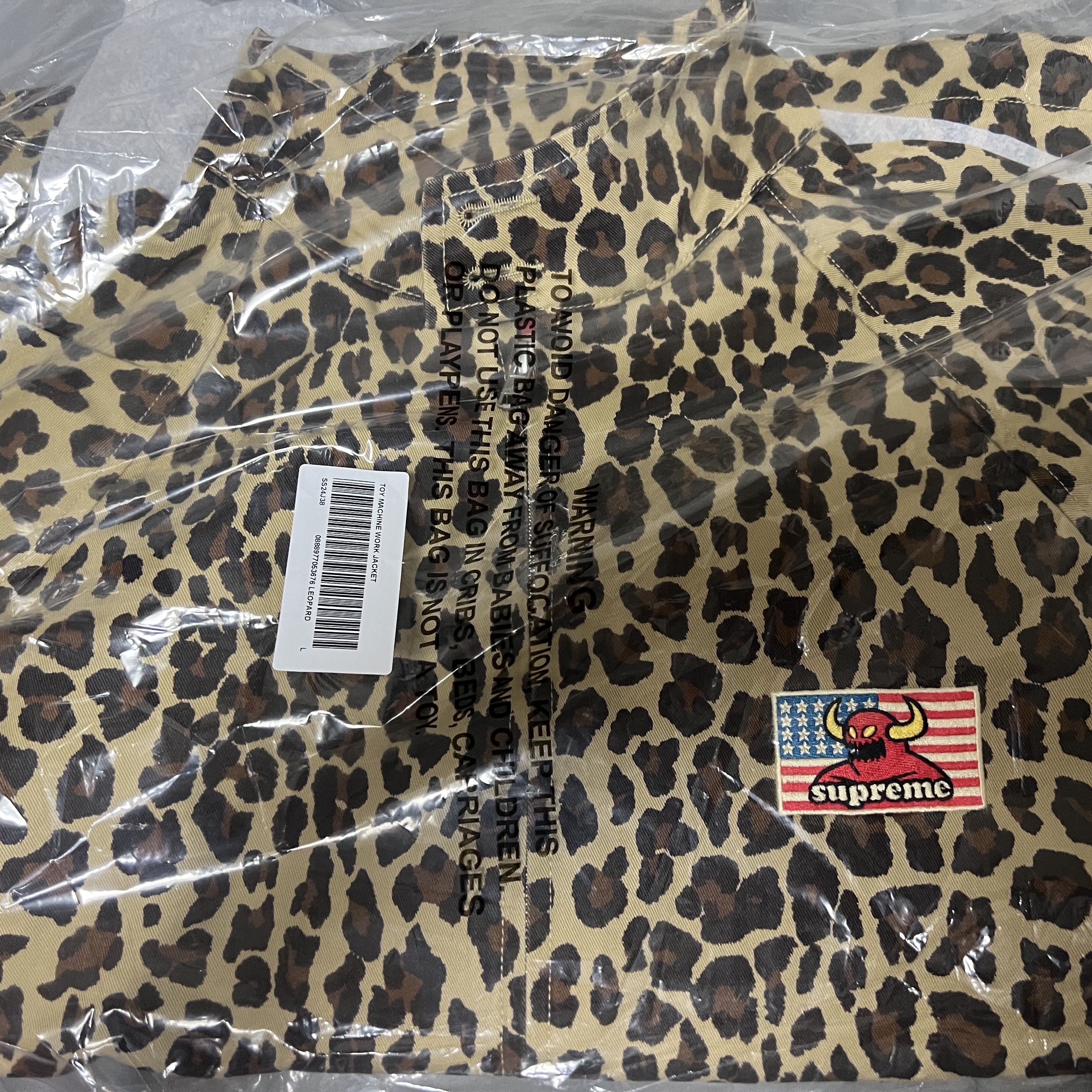 Supreme x Toy Machine Harrington Jacket Leopard - 24SS 착용 스타일