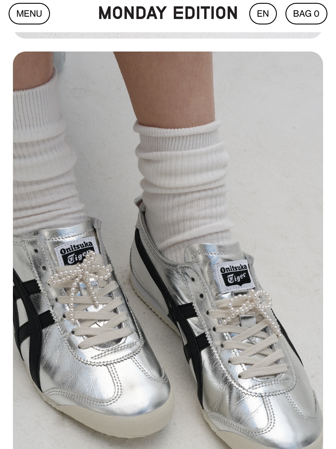 Fila Echappe MS Silver Moon 착용 스타일 - 3